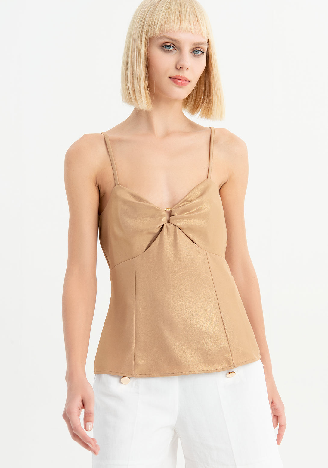 Strapless top with pinces Fracomina FI23ST2016W59501-150