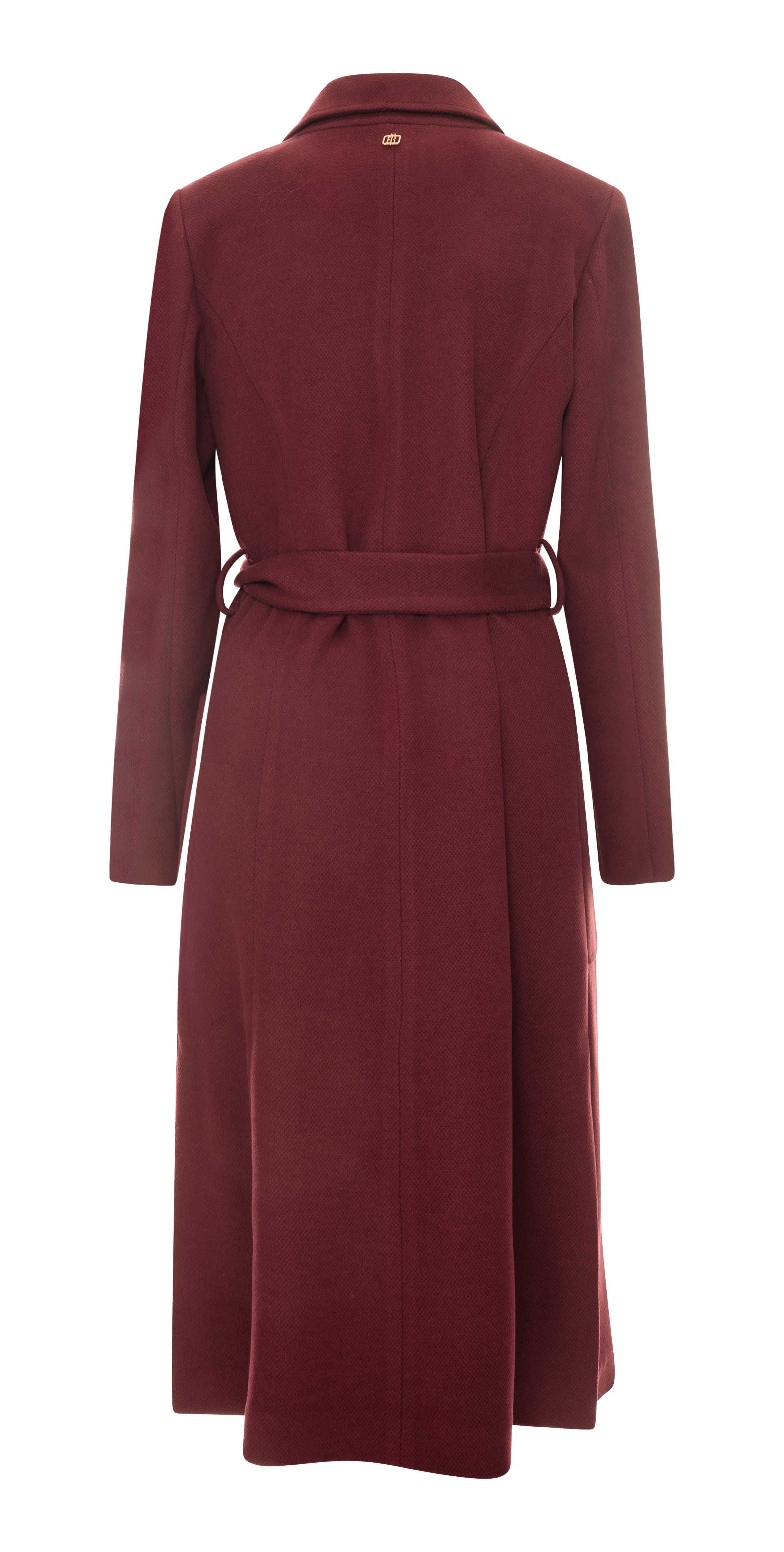 Elegant Long Coat with Belt