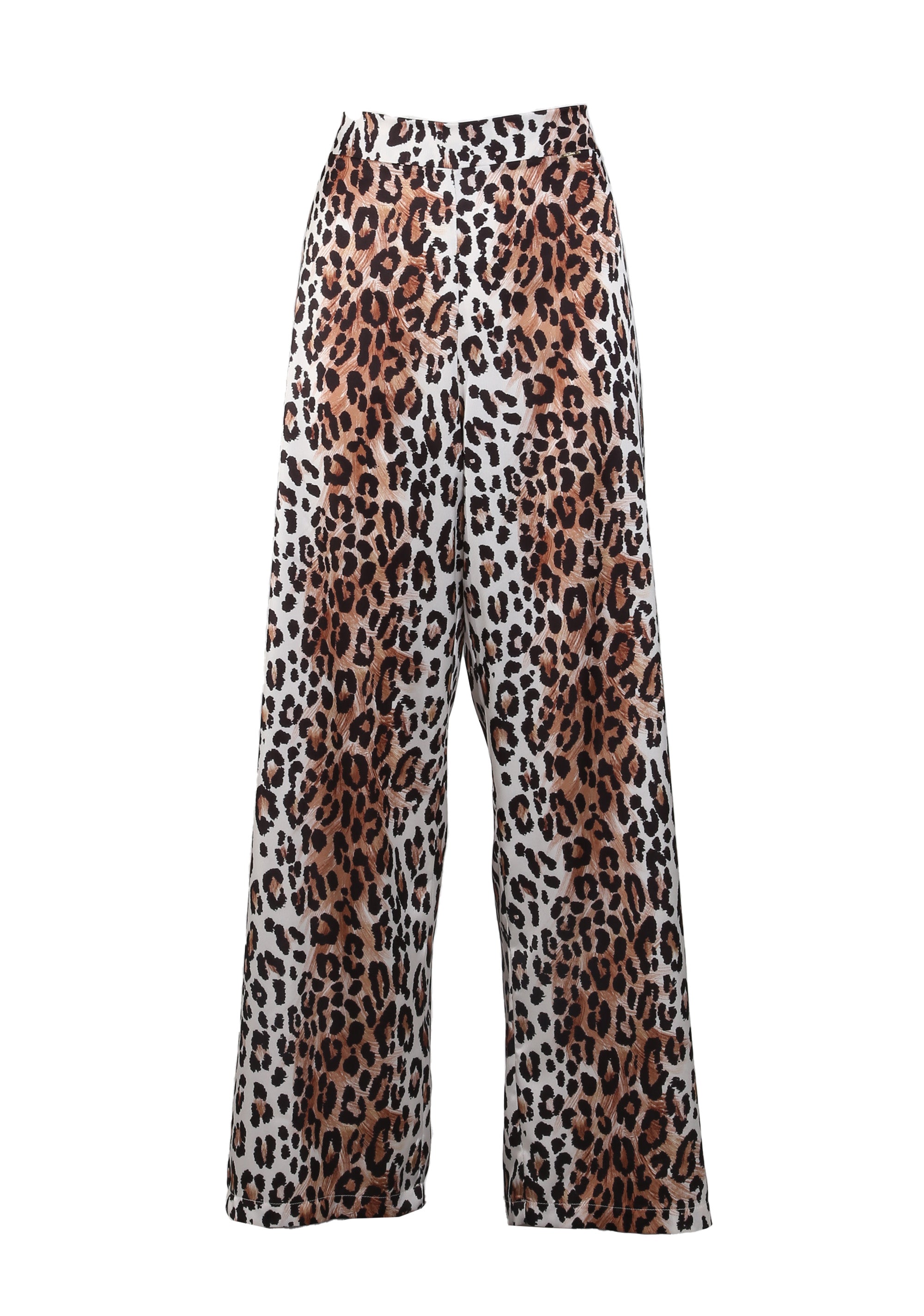 Leopard print wide pants Fracomina FI24WV3004W470L7-C80