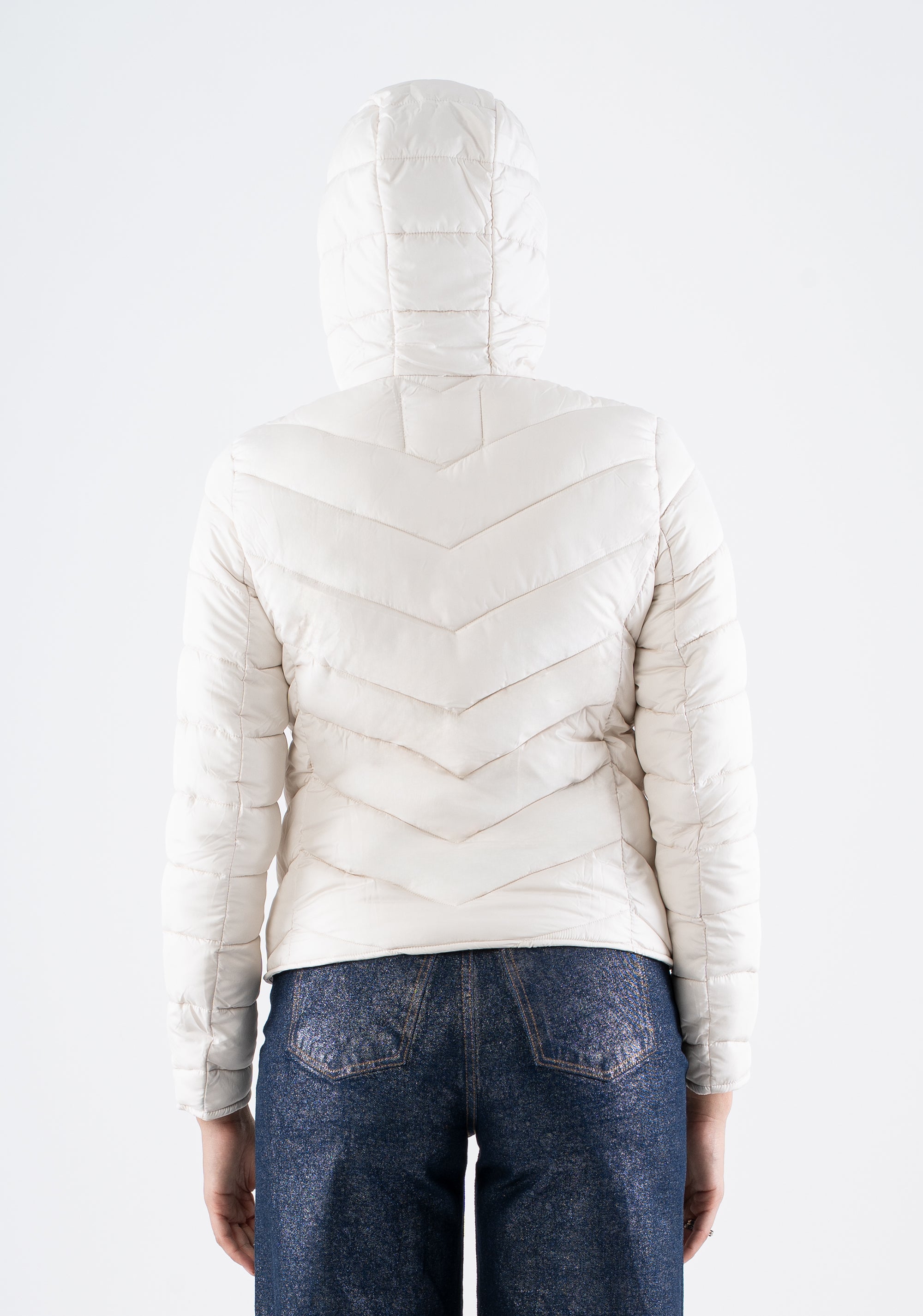 Lightweight Puffer Jacket with Zip Closure and Slim Fit Fracomina FI25SC3002041201-737_6