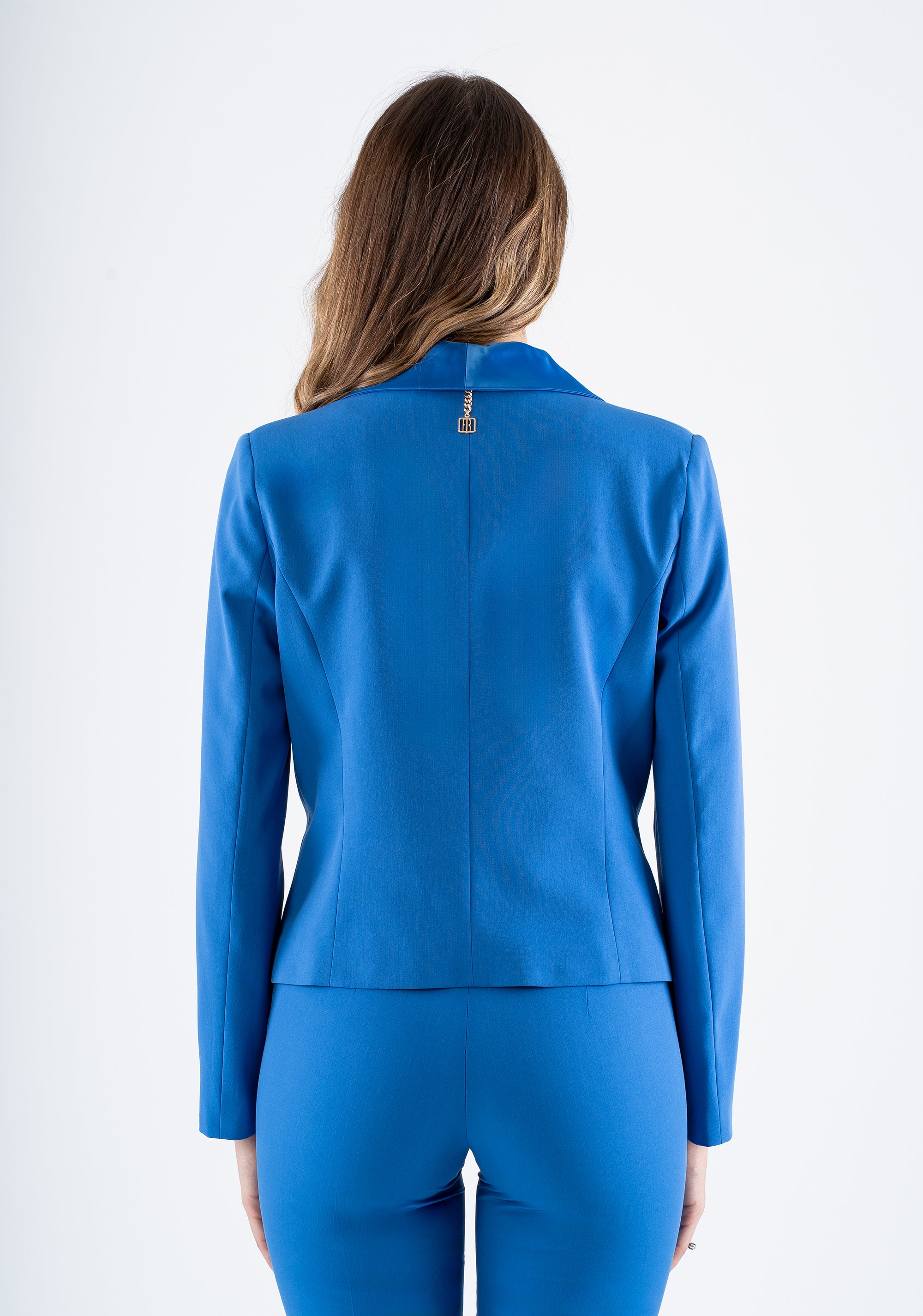 Double-Breasted Blazer with Peak Lapels Fracomina FI25SJ1001W45901-085_2