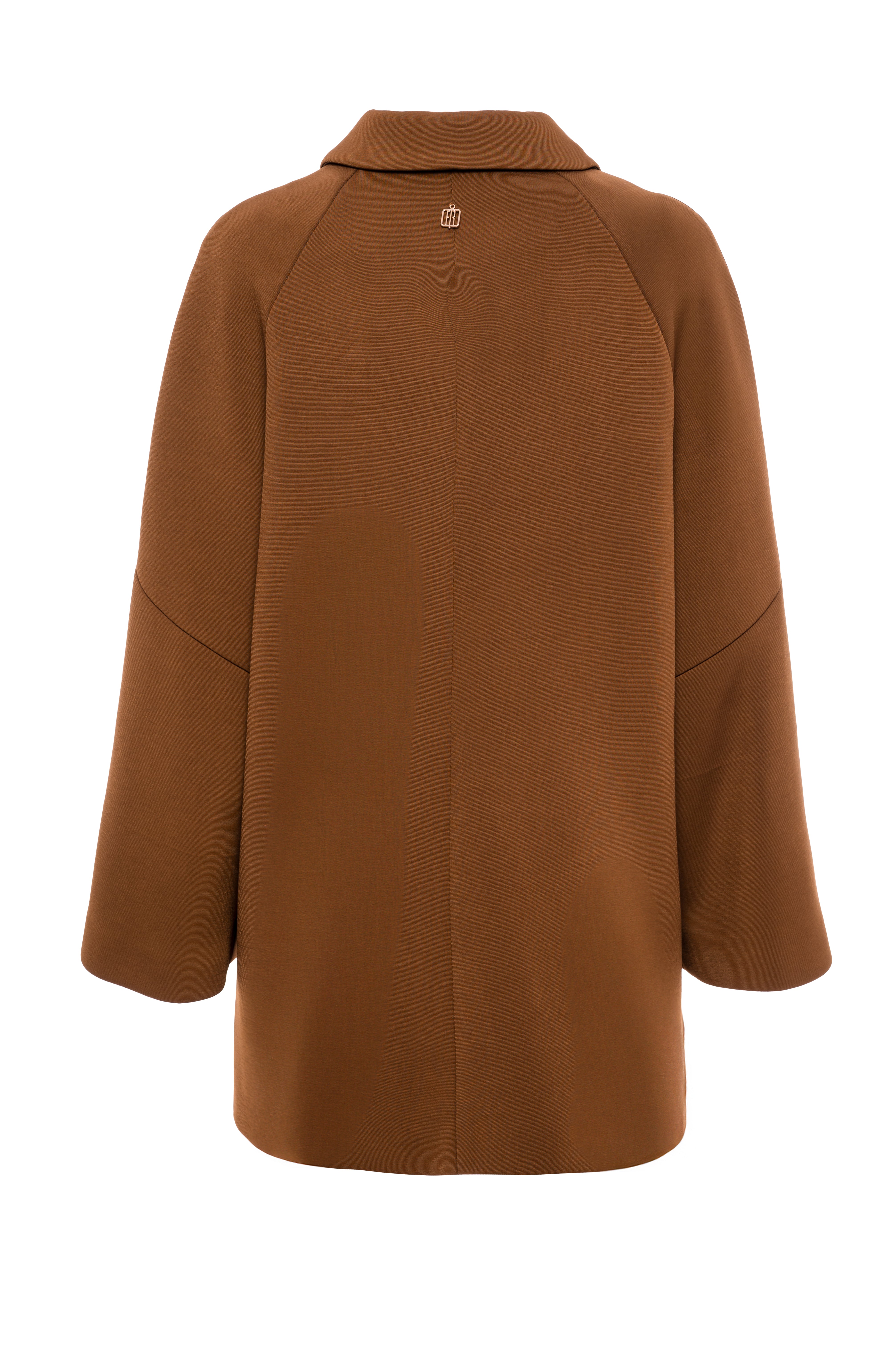 Short Coat with Shirt Collar Fracomina FI25WC1005W47701-L20_BACK