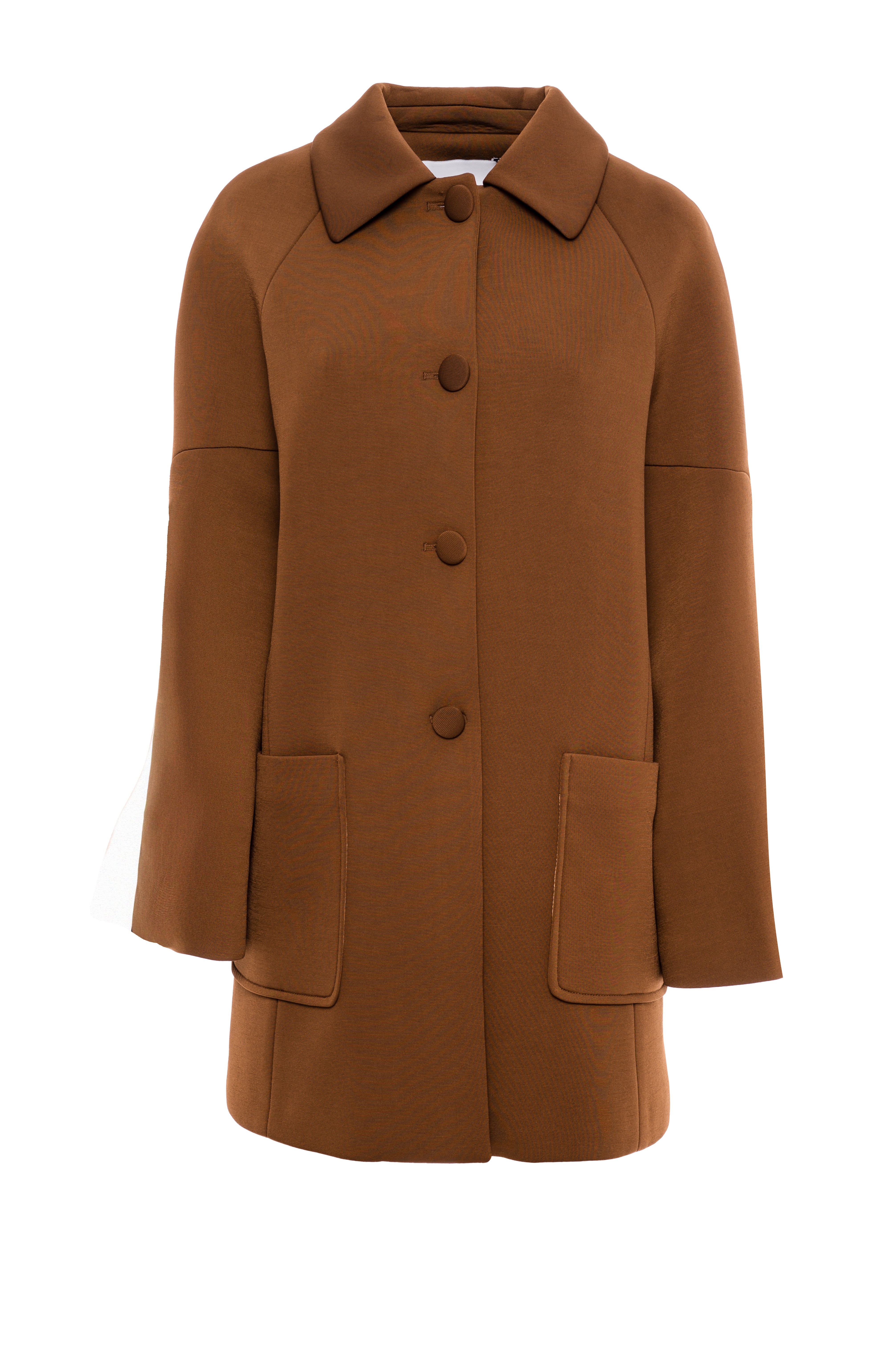 Short Coat with Shirt Collar Fracomina FI25WC1005W47701-L20_FRONT