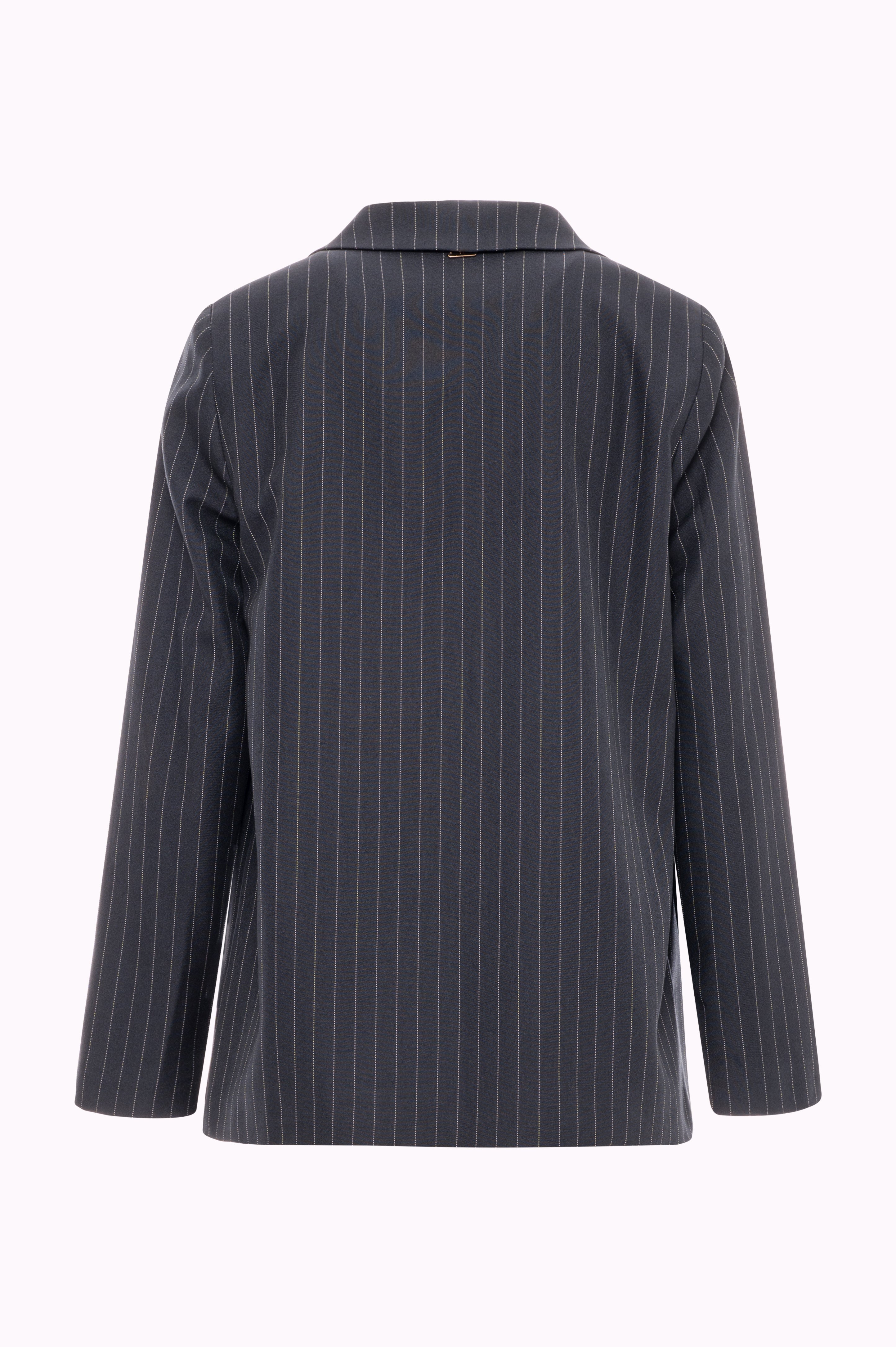 Tailored Open Blazer in Textured Fabric Fracomina FI25WJ2007W491D4-069BACK
