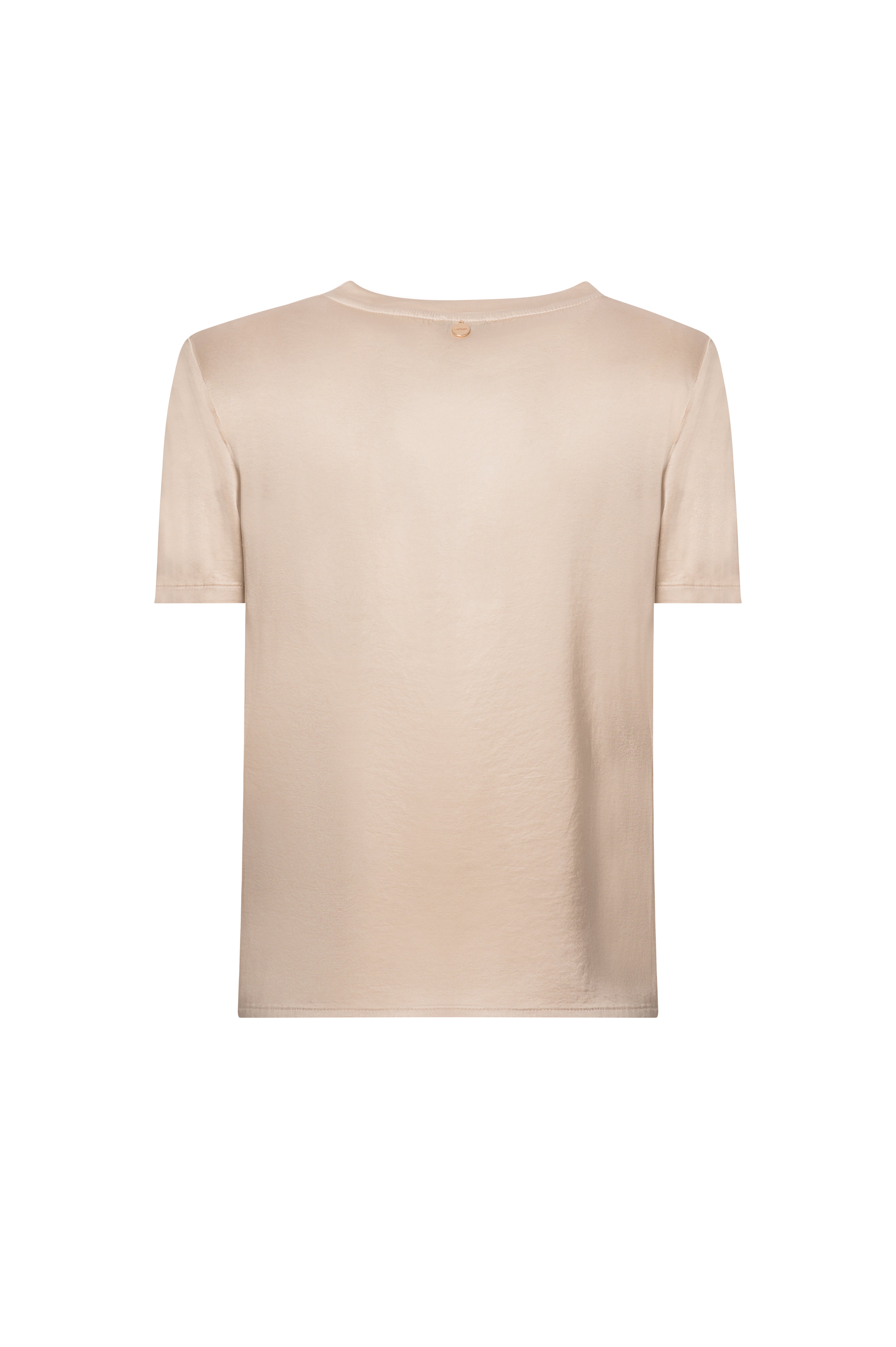 Silk-Effect Crew Neck T-Shirt Fracomina FI25WT3001W60501-050_BACK