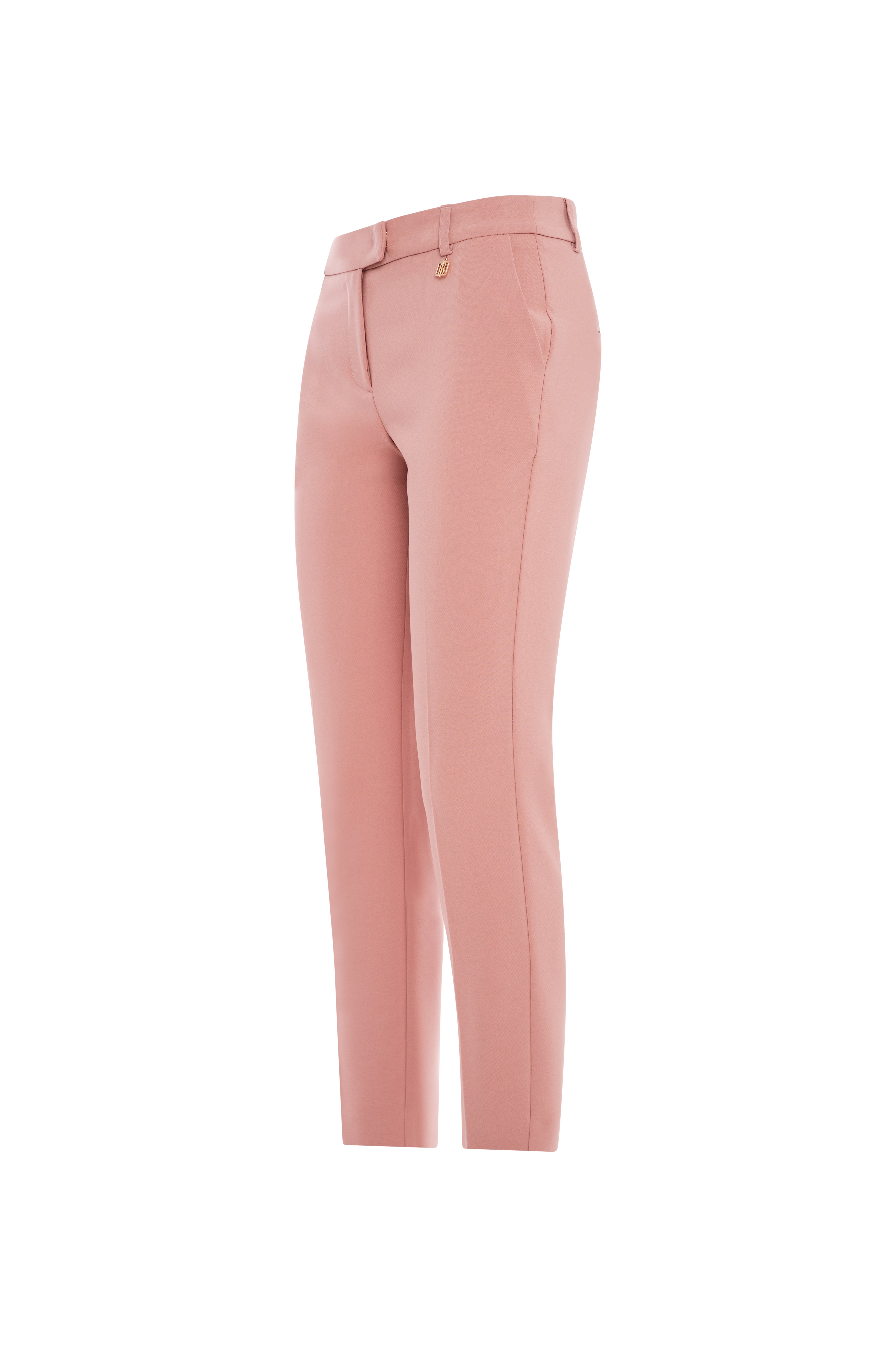 Tapered Cropped Trousers Fracomina FI25WV4002W42901-238_SIDE