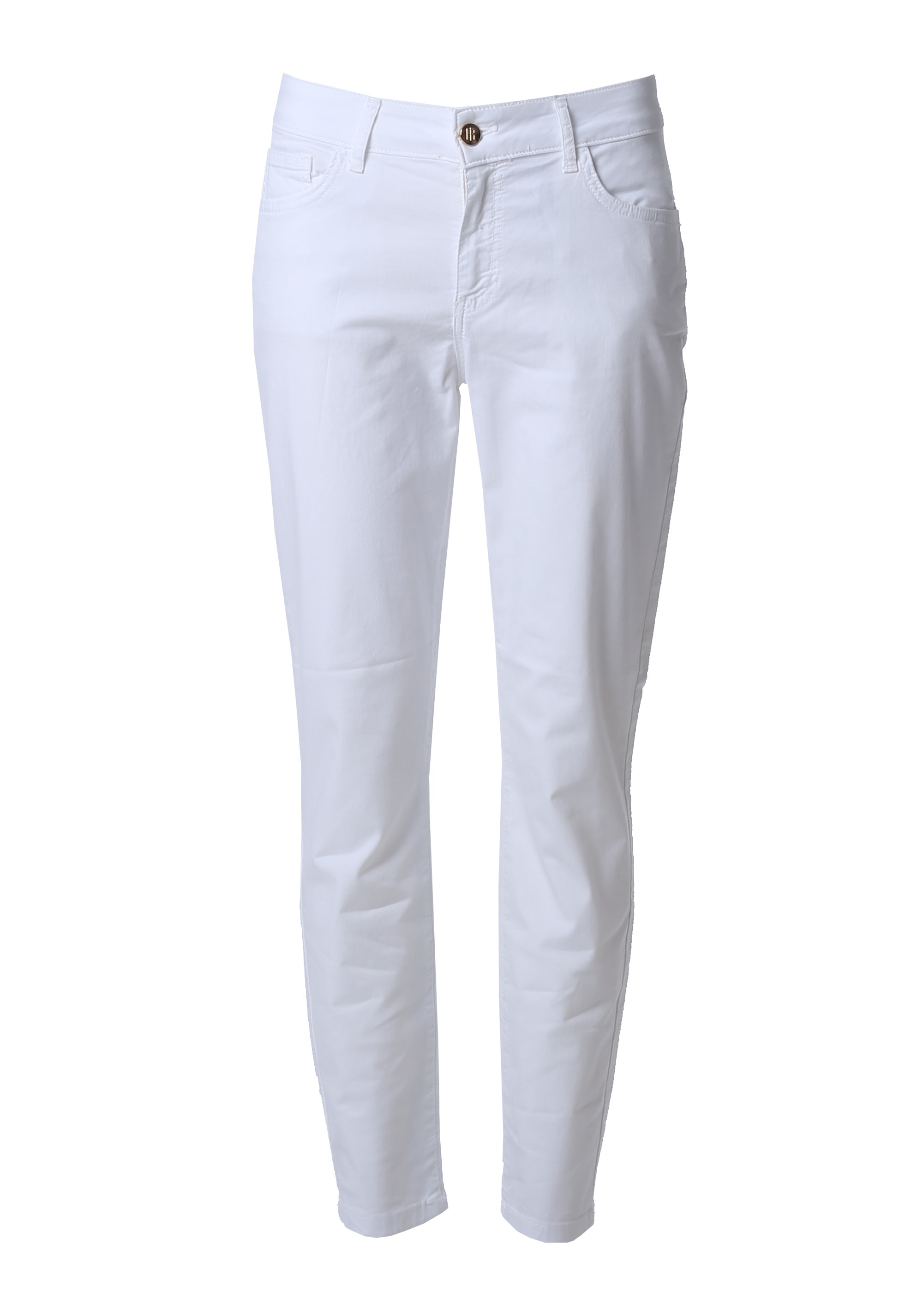 Slim-Fit Five-Pocket Trousers with Gold Details Fracomina FI26SV2001W40101