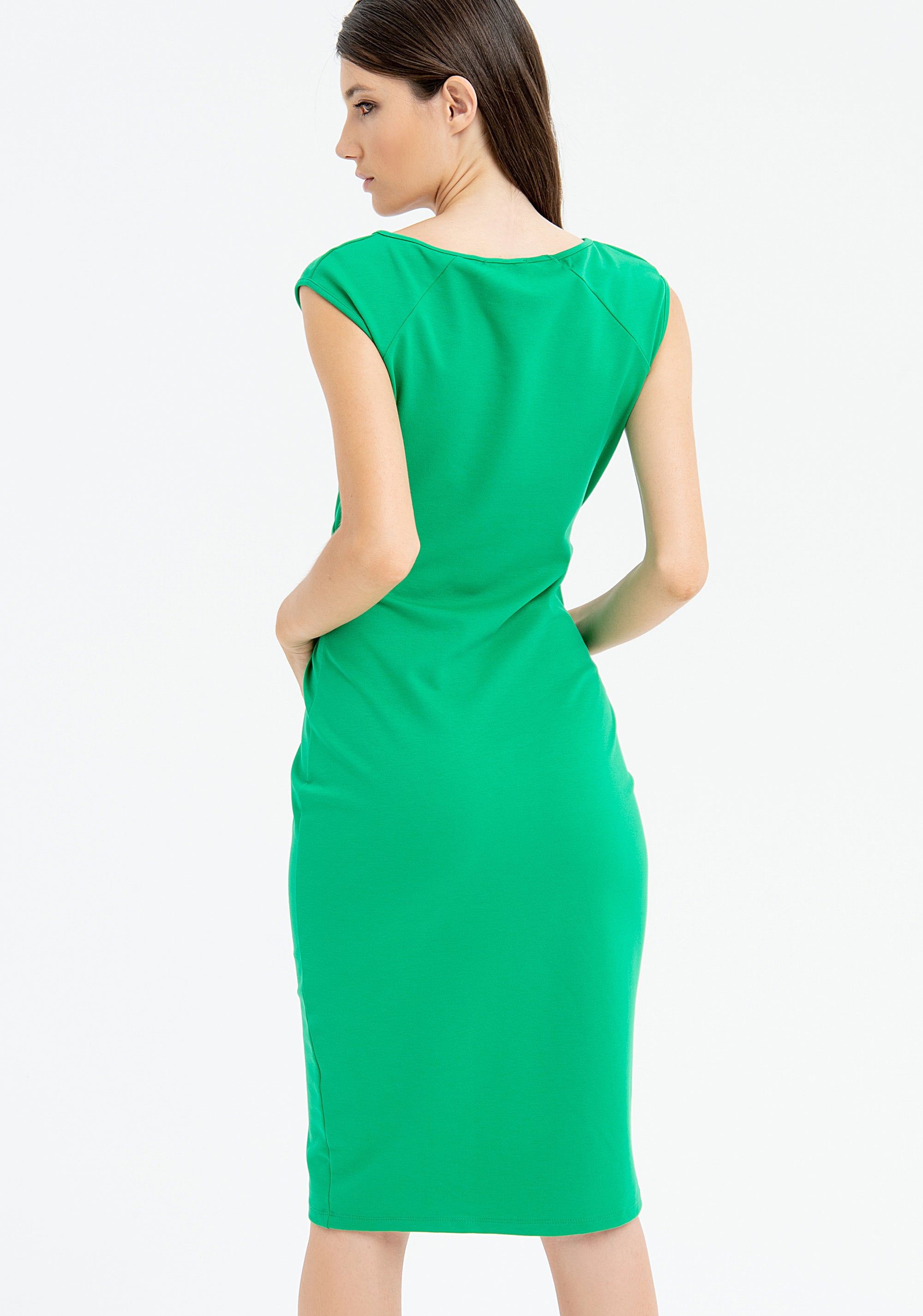 Sheath dress slim fit middle length Fracomina FJ23SD2001W47001-506-4_cb89fd1b-e464-40da-9b0b-3bc24484a021