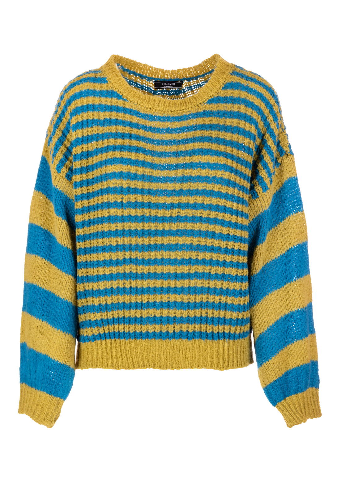 Knitwear over fit with stripes Fracomina FJ23WT7018K50501-R37-1