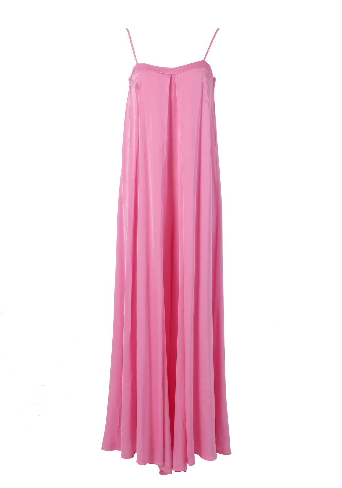 Sleeveless overall wide fit made in satin