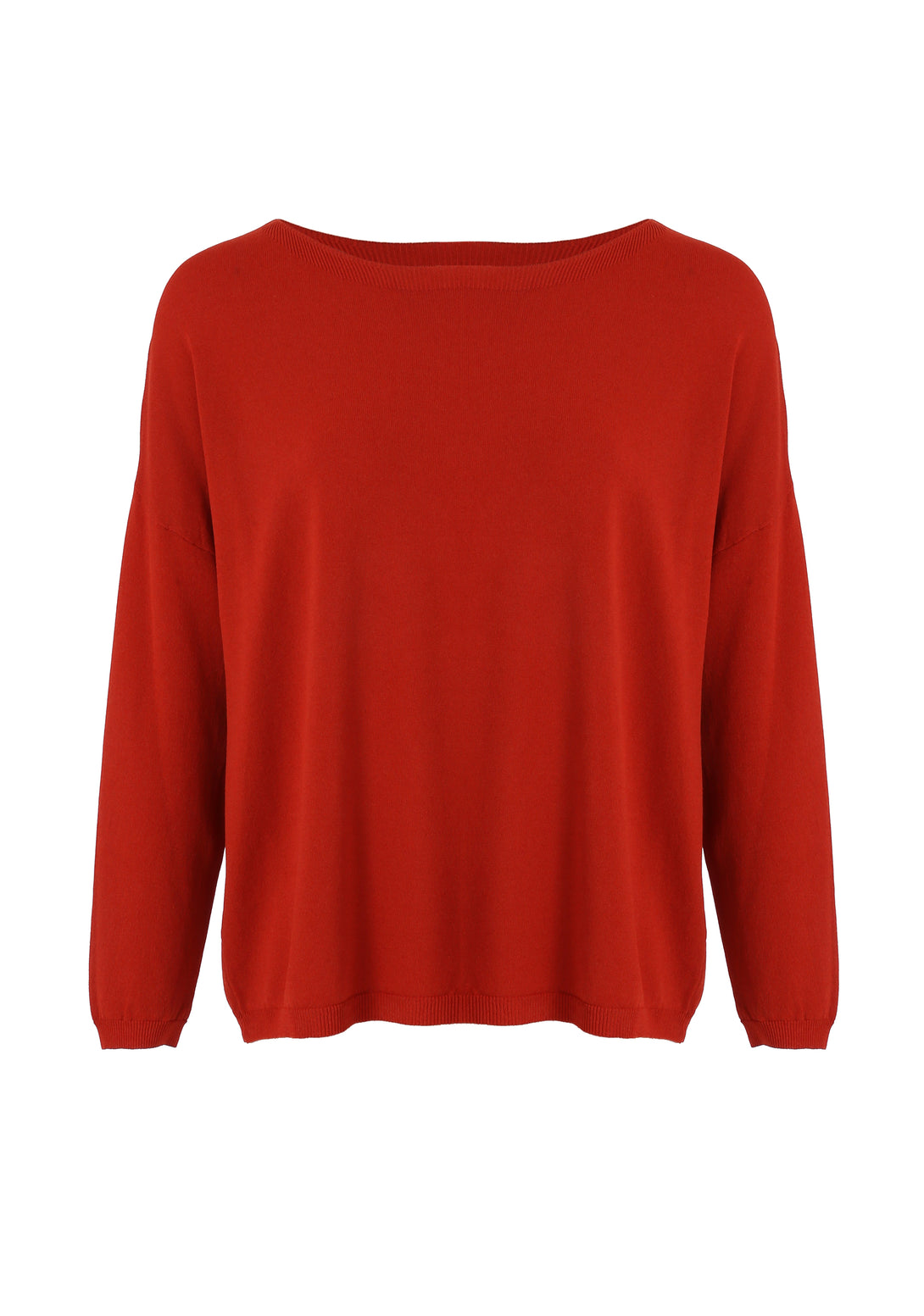 Knitted sweater wide fit with viscose