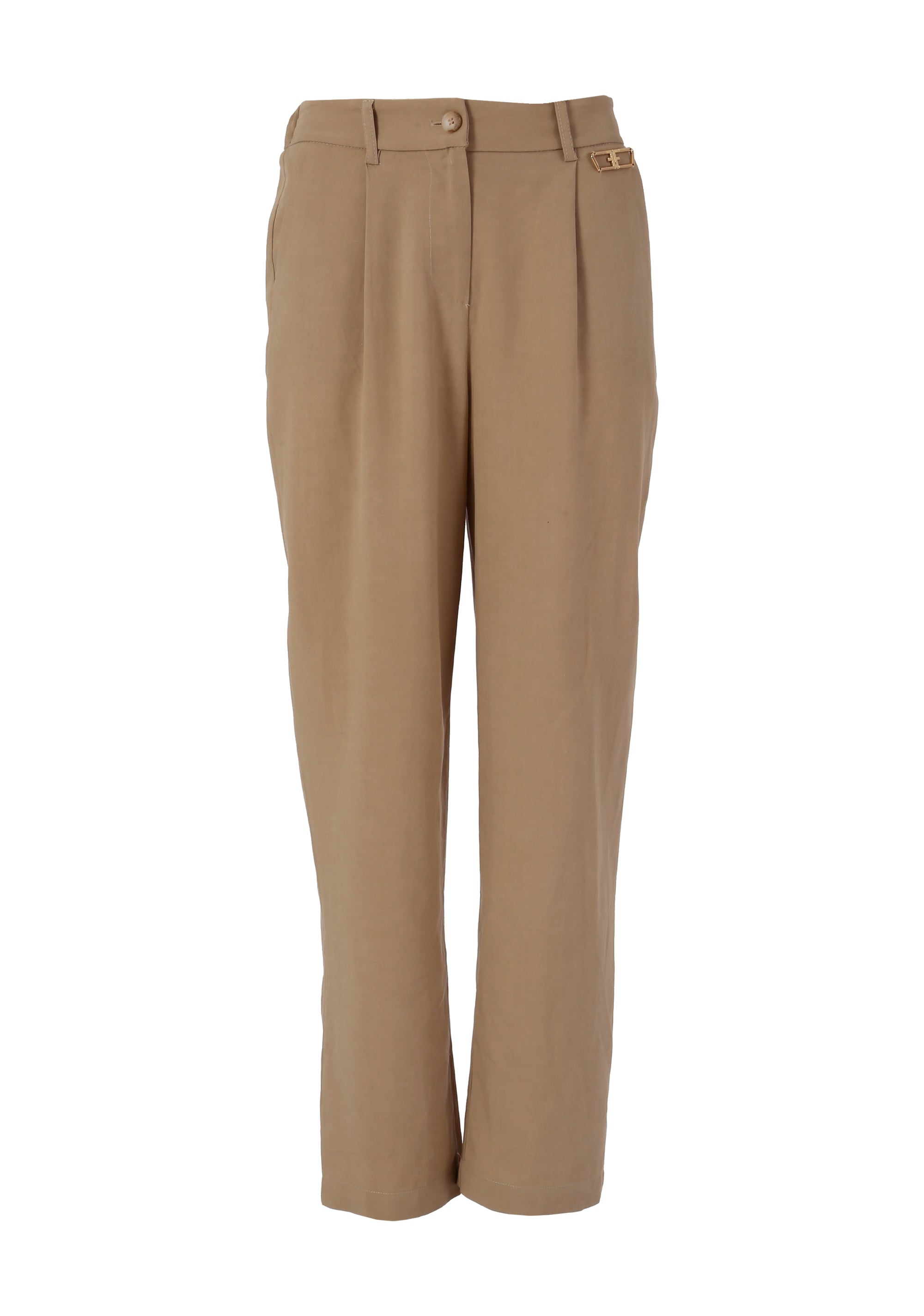 Straight pant made in technical fabric Fracomina FJ24SV4001W62201-251-1_81d7b525-292b-49b5-bec2-fde7364da0be