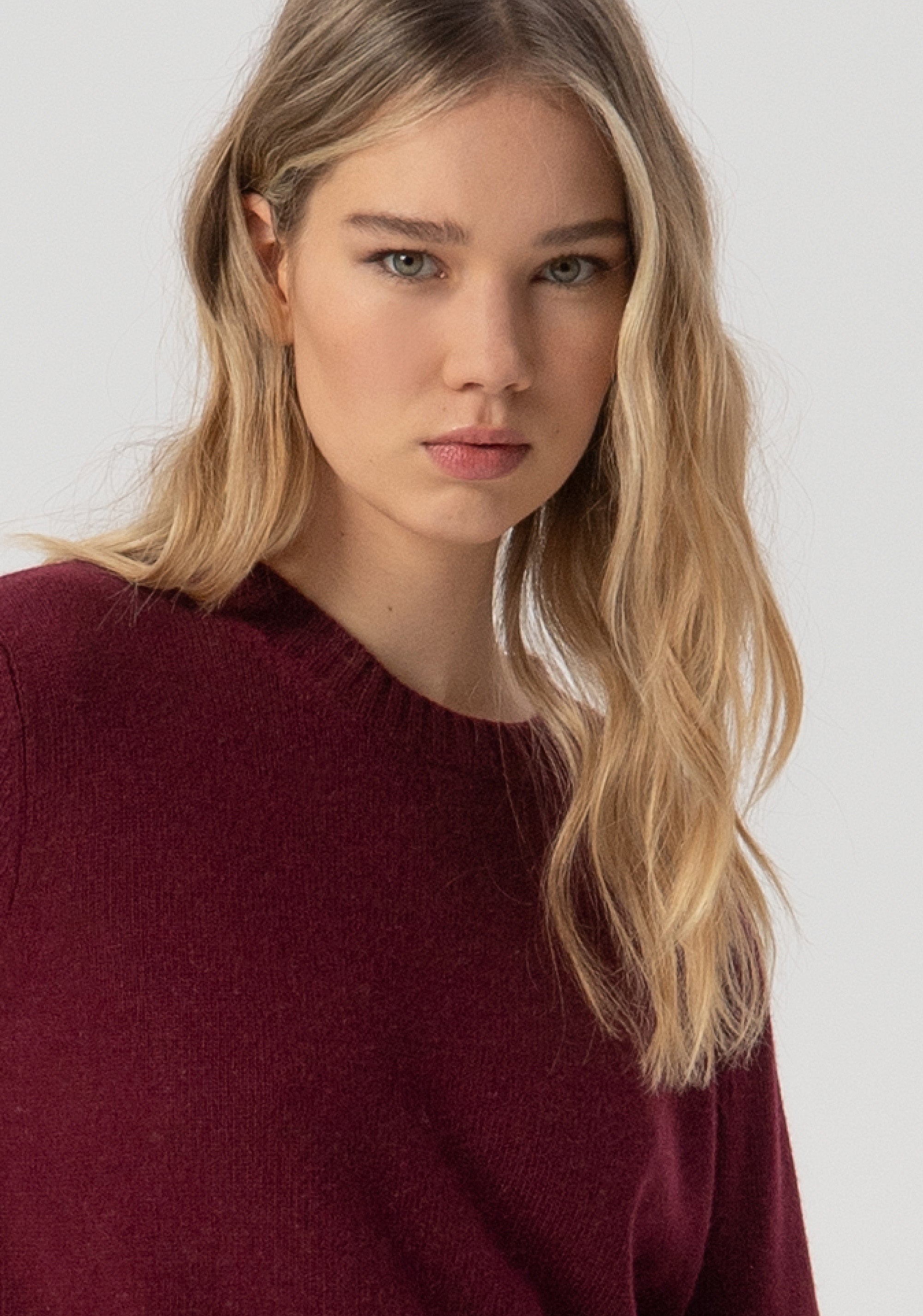 Knitwear regular fit, double color, made in wool and cachemire Fracomina FJ25WT7014K55701-T88-2