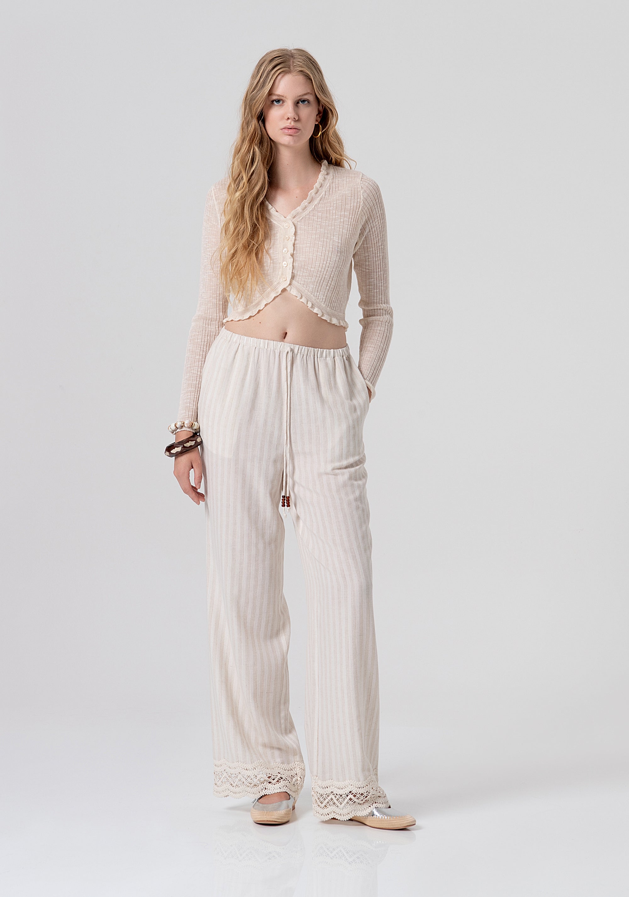 Palazzo pant wide fit Fracomina FJ26SV3001W839N8-662-1