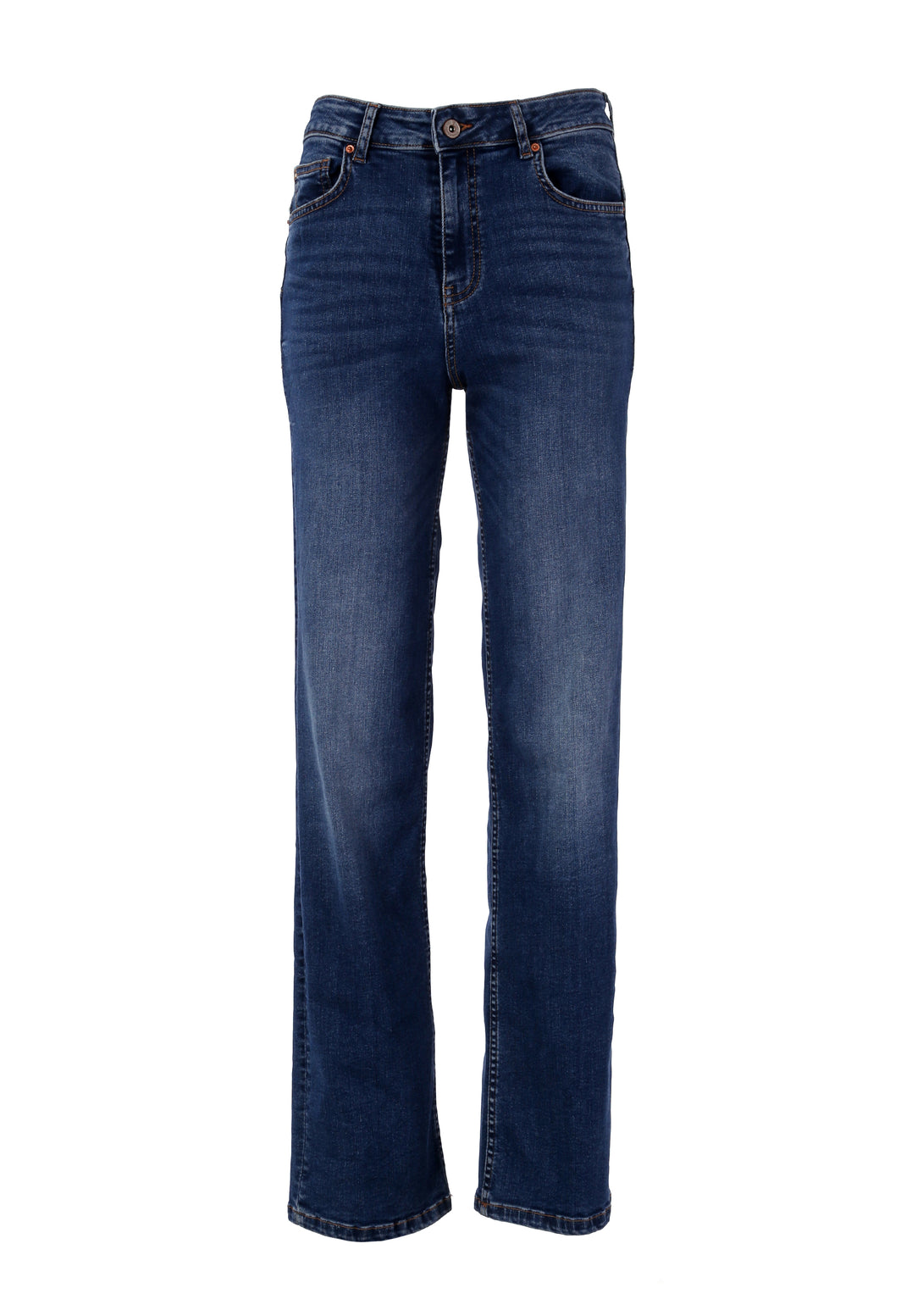 Jeans regular fit made in denim with middle and stone wash Fracomina FP000V8050D40402-349-1