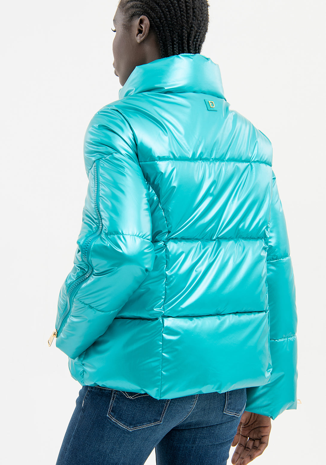 Padded jacket over fit made in quilted nylon Fracomina FP23WC3006O412T4-L88-4