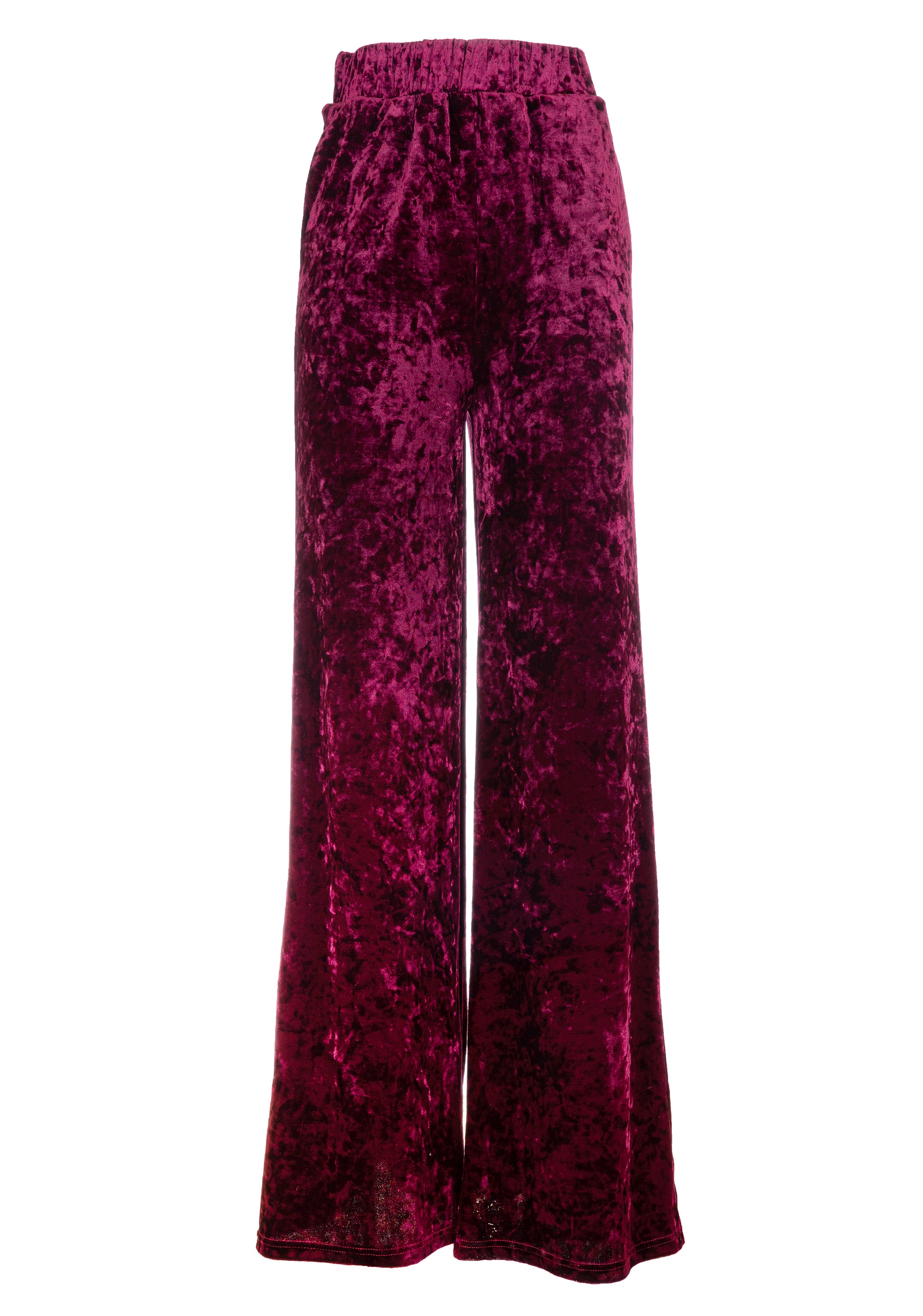 Palazzo pant wide fit made in velvet Fracomina FP23WV3005F44101-R43-1_cef31738-c6ed-400c-8bc6-b2e5ff7870fe