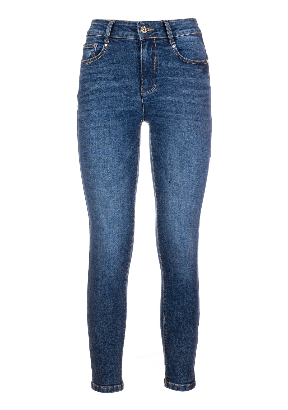 Jeans skinny fit with push up effect made in denim with middle wash Fracomina FP23WV8000D40102-B06-1