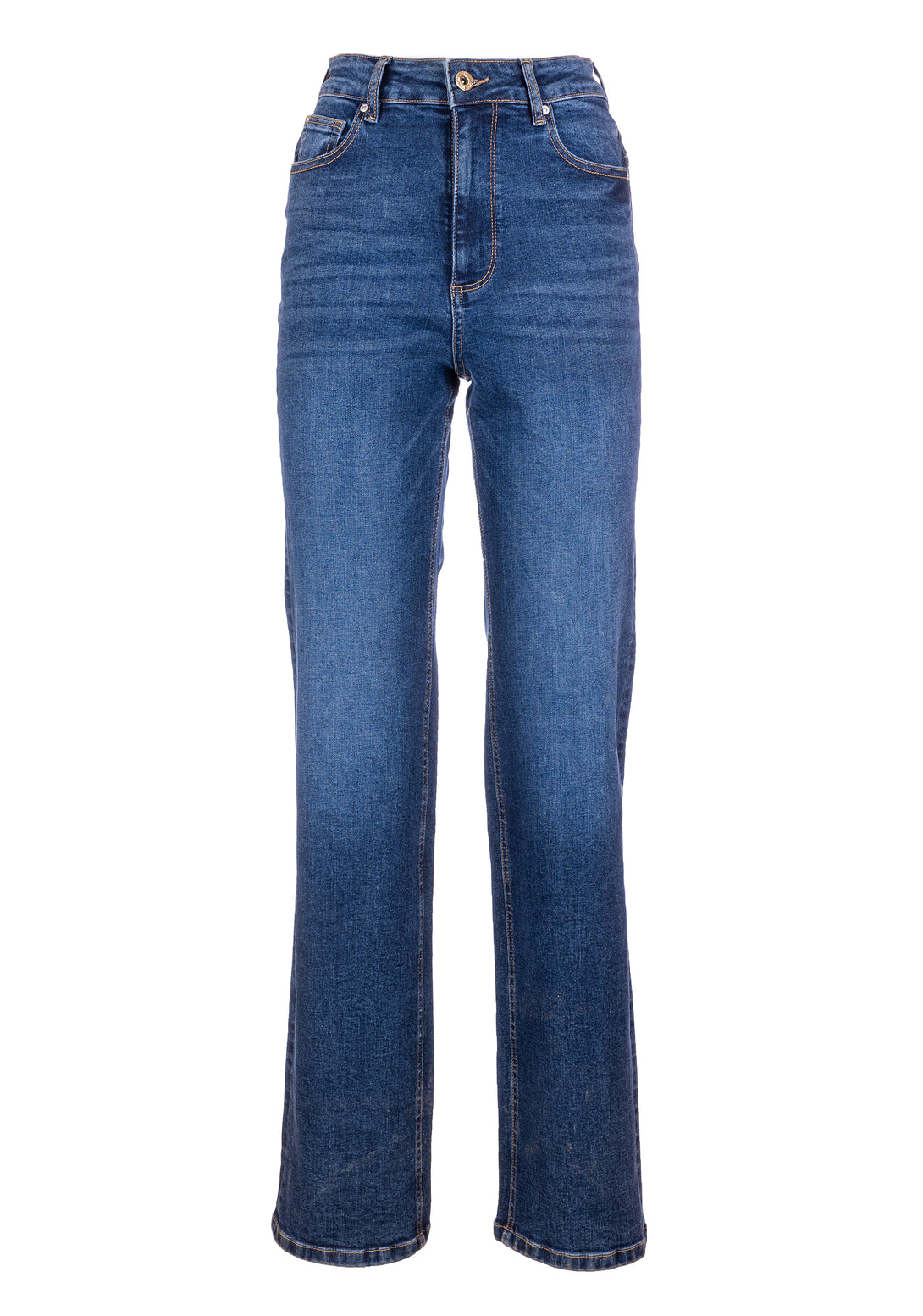 Jeans regular fit with push up effect made in denim with middle wash Fracomina FP23WV8050D40102-B06-1