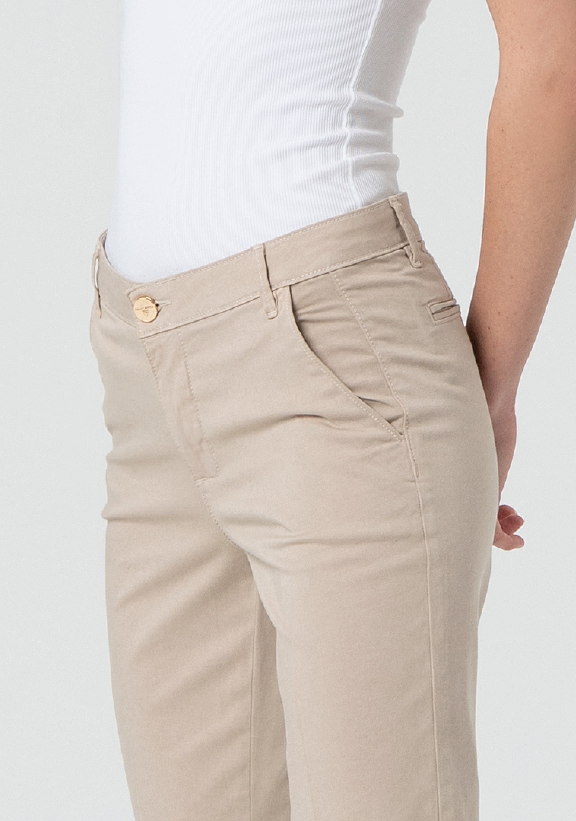 Pant regular fit made in satin Fracomina FP25SV4001W72001-251-2