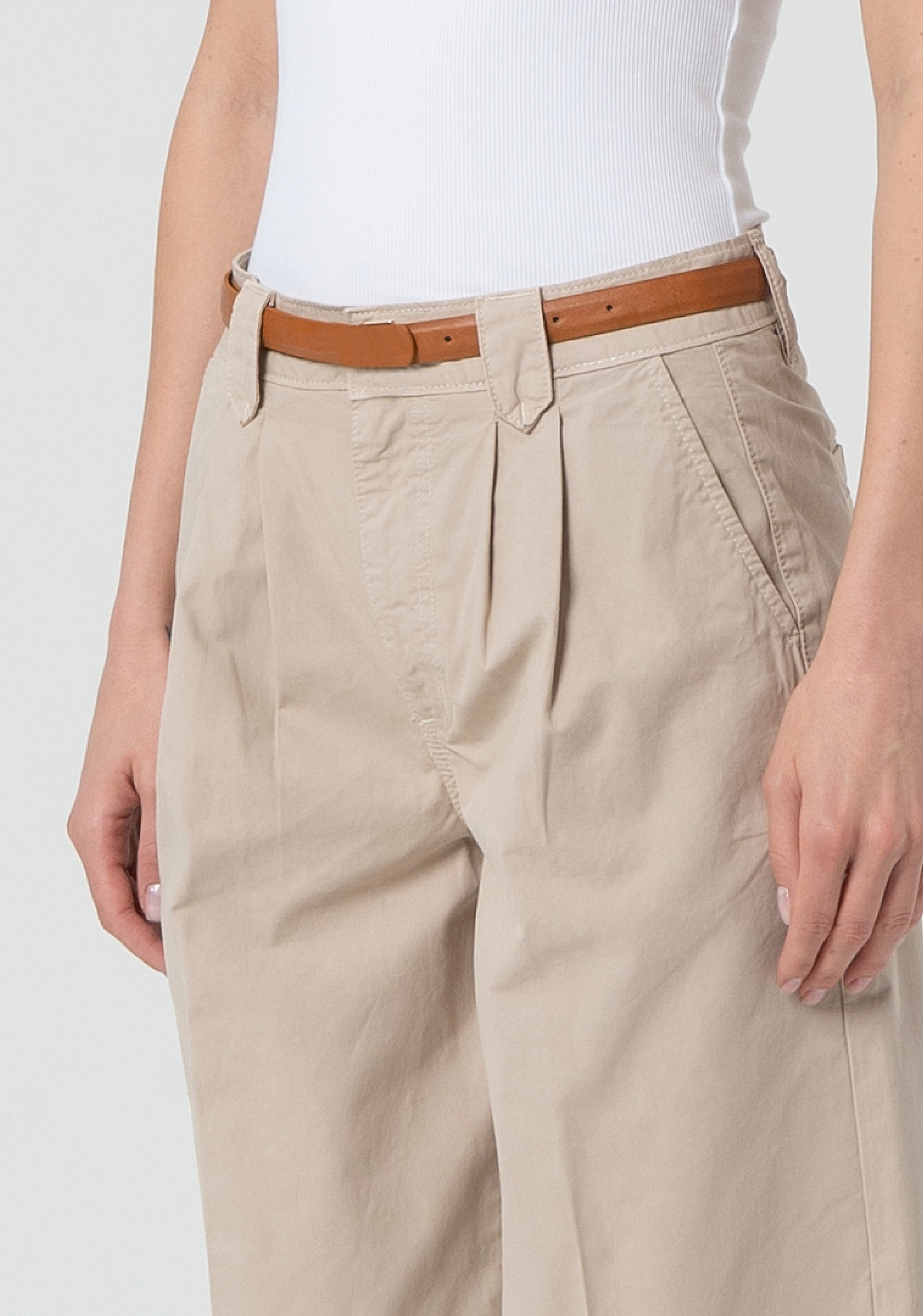 Pant carrot fit made in gabardine Fracomina FP25SVD014W77101-251-2