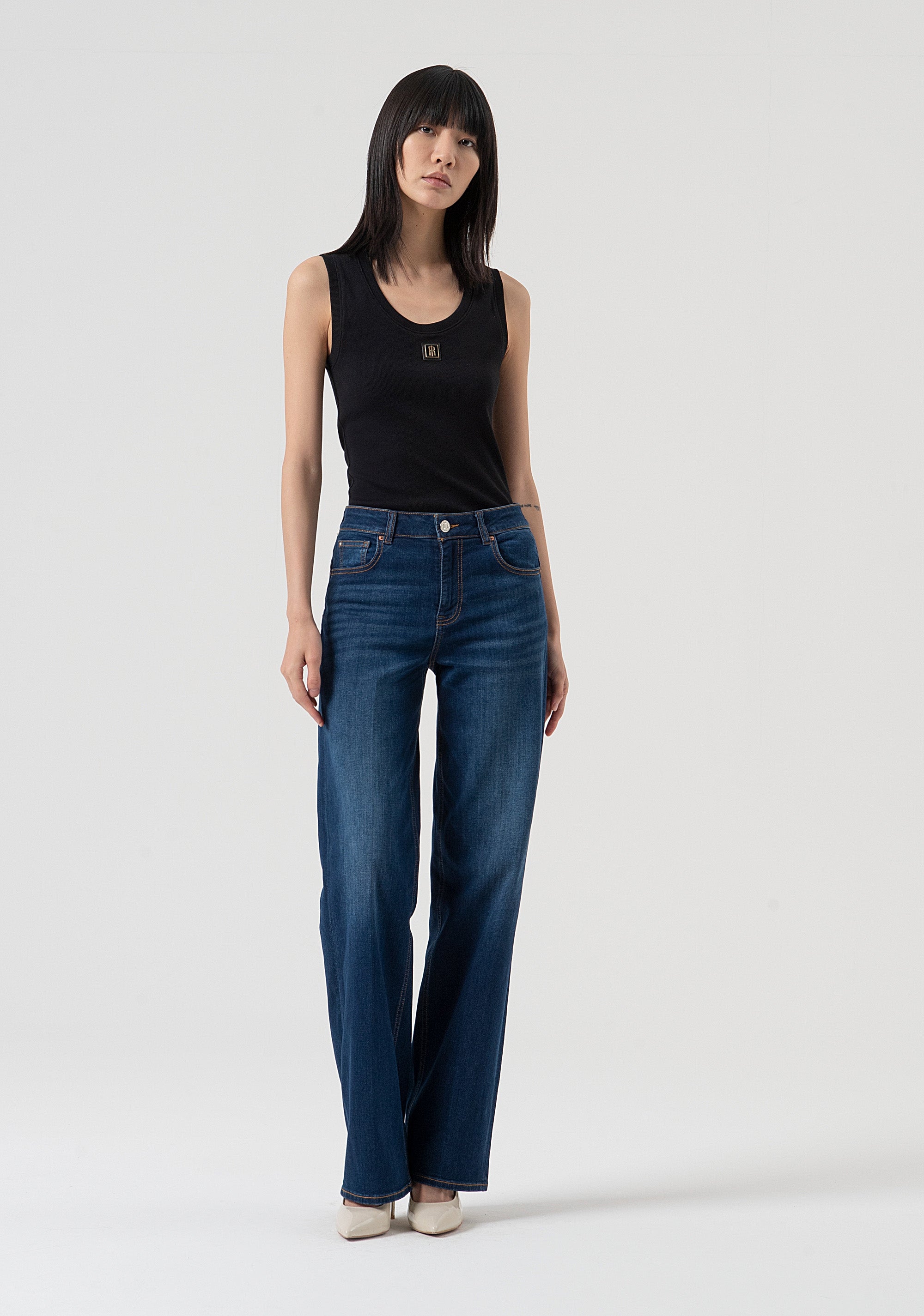 Jeans straight line with push-up effect Fracomina FP25WV8050D46002-987-1