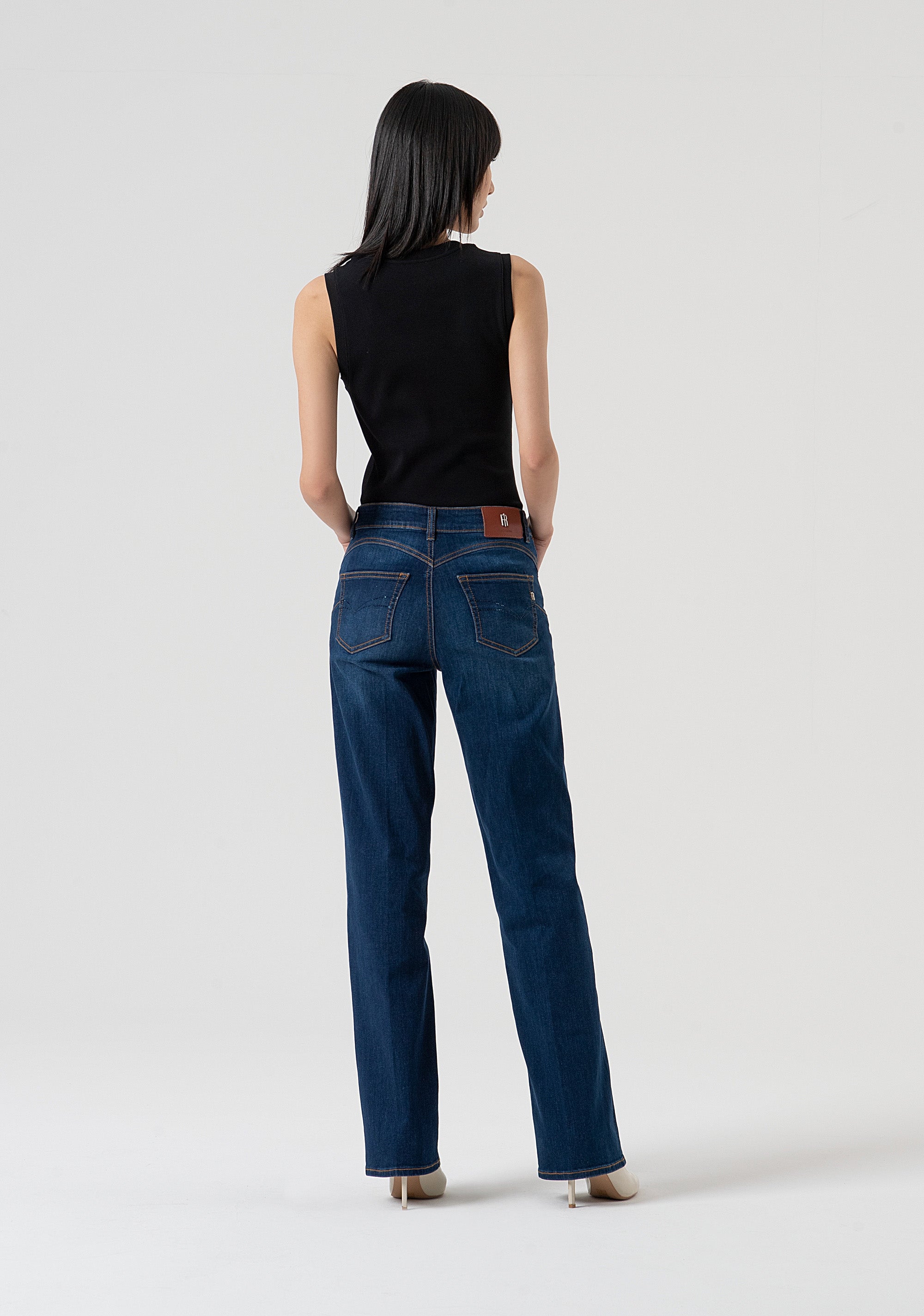 Jeans straight line with push-up effect Fracomina FP25WV8050D46002-987-3