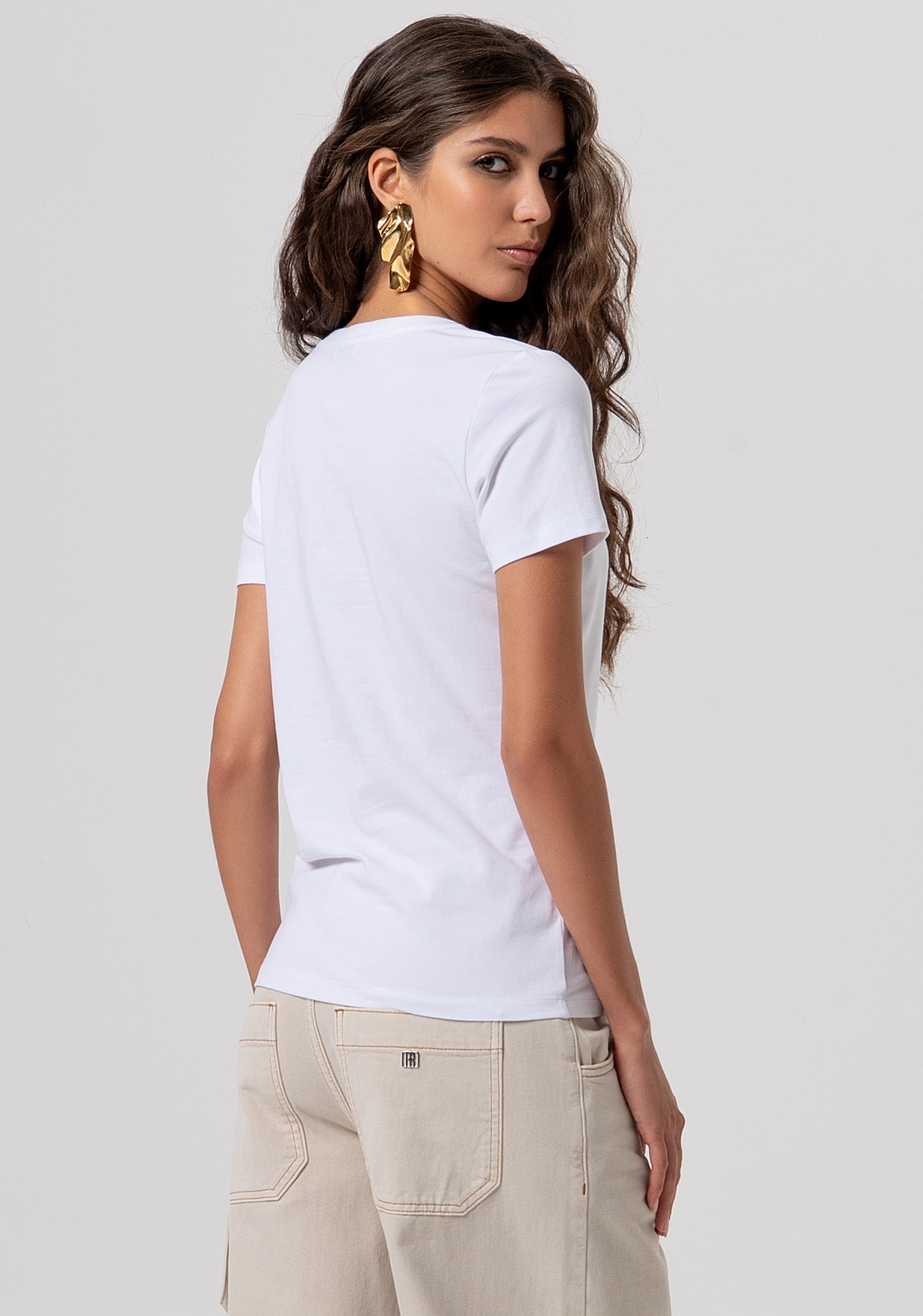 T-shirt made in jersey with short sleeves Fracomina FP26ST3002J401N5-278-3