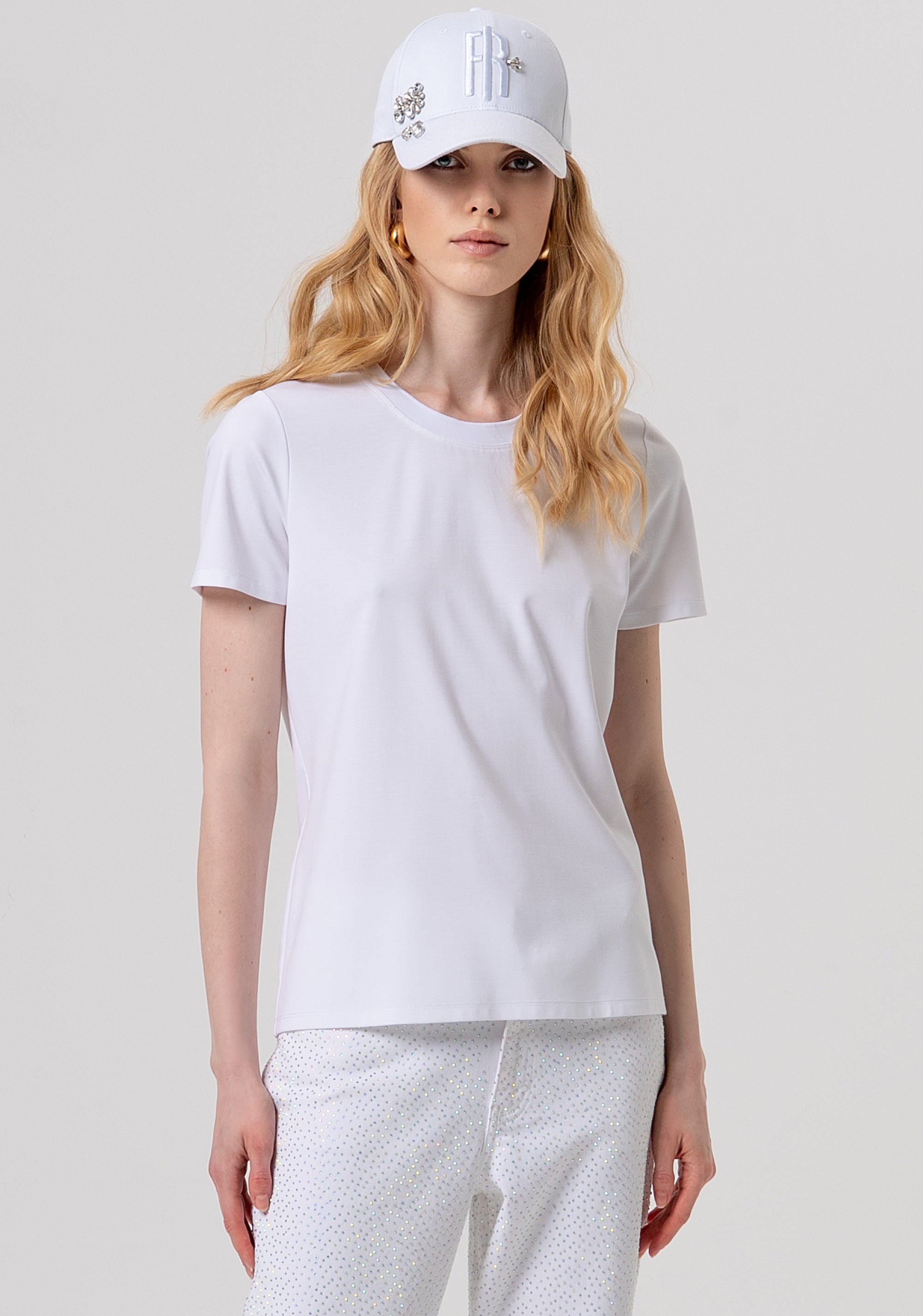 T-shirt regular fit made in jersey Fracomina FP26ST3014J43301-278-1