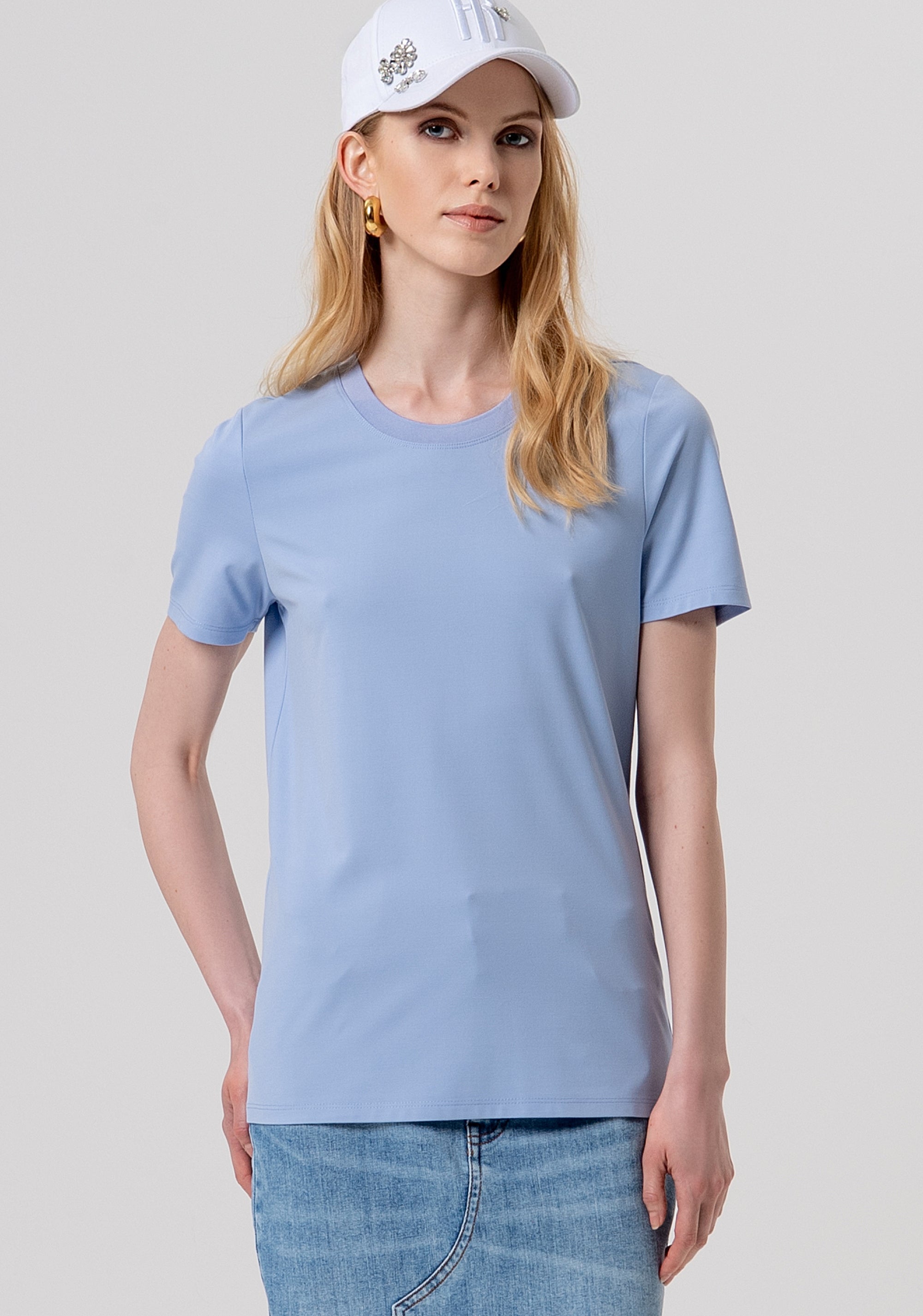 T-shirt regular fit made in jersey Fracomina FP26ST3014J43301-L99-1