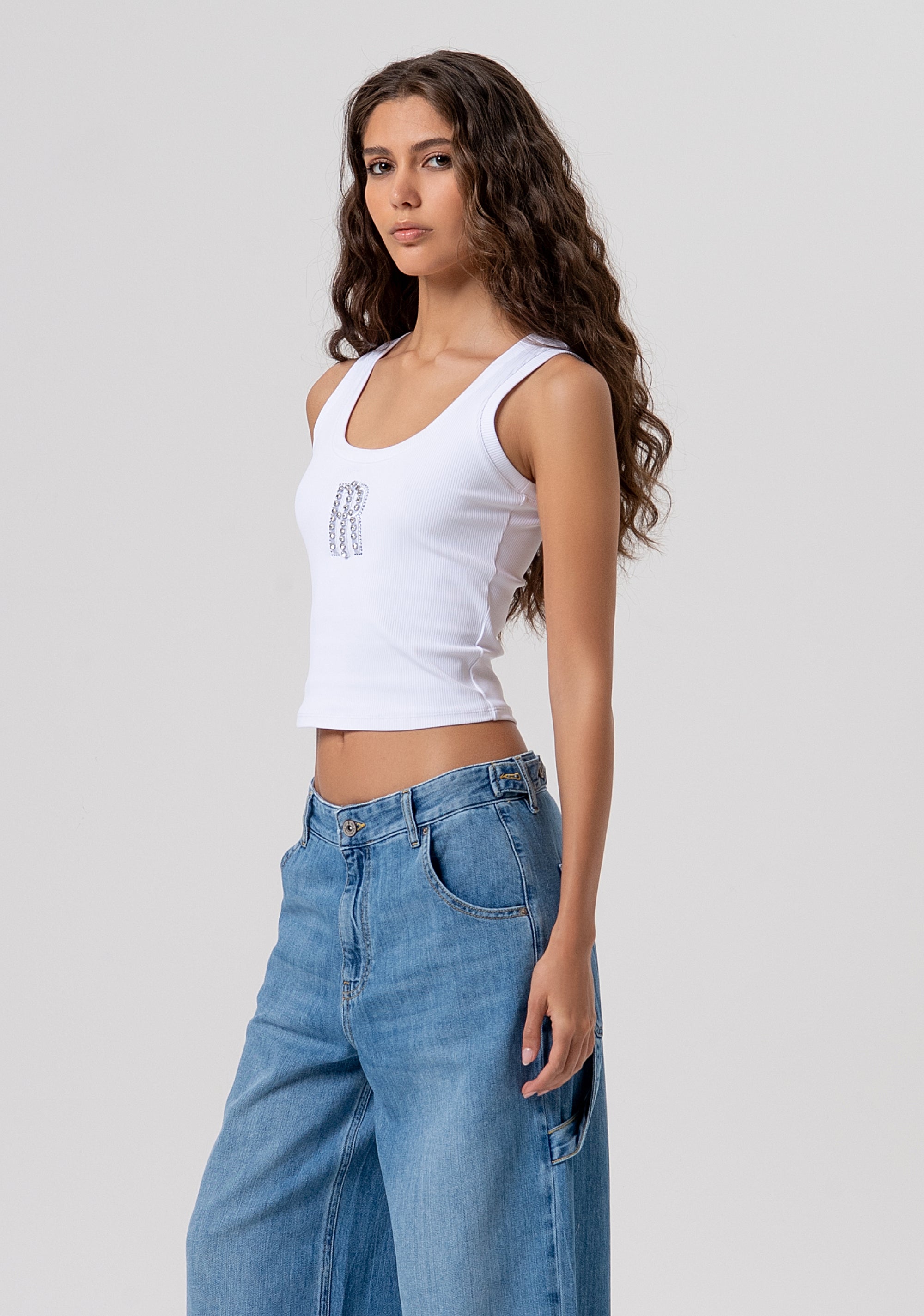 Jeans carrot with light wash Fracomina FP26SV2005D41902-258-2