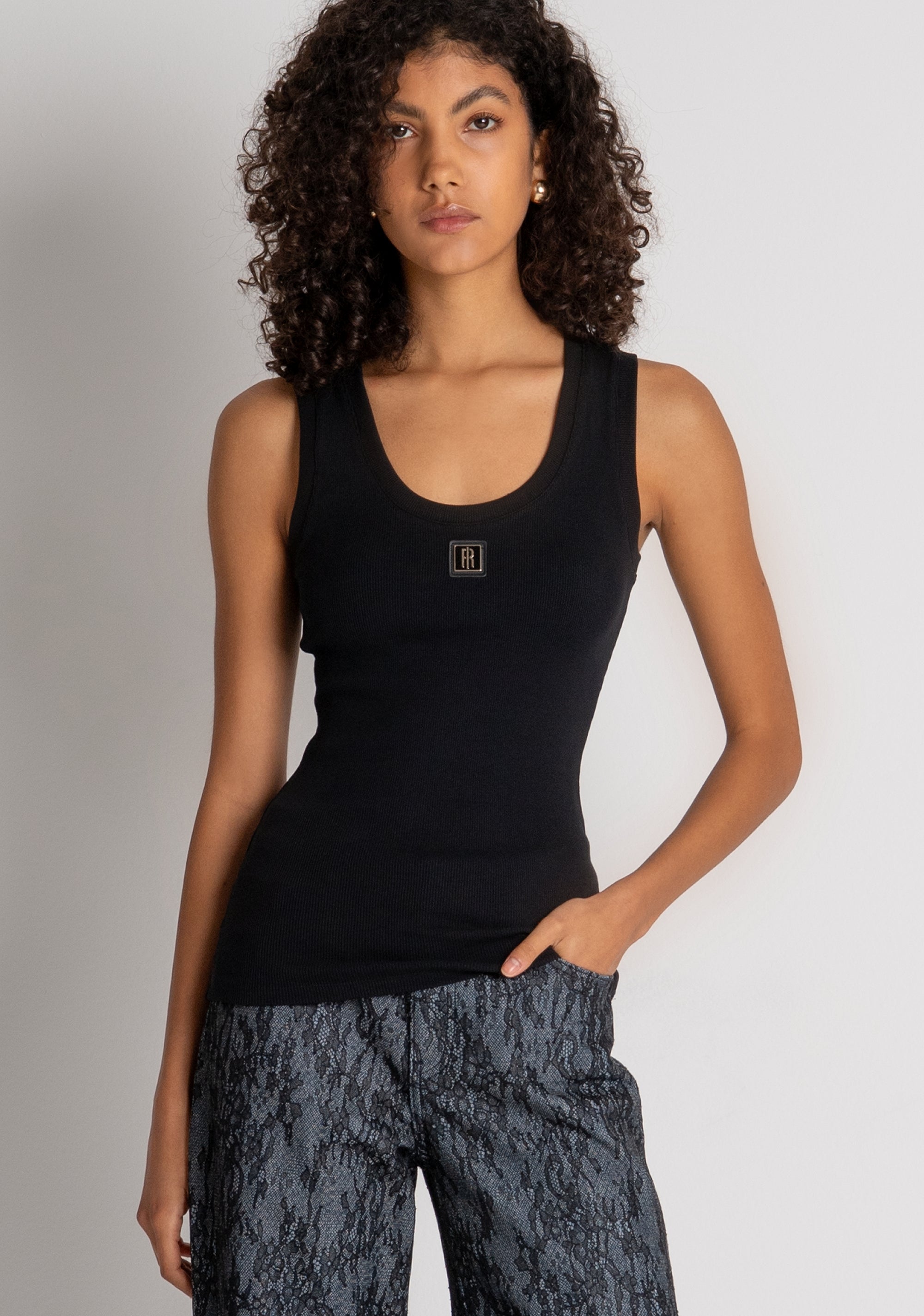 Tank top made in cotton Fracomina FP26WT2001J40101-053-2