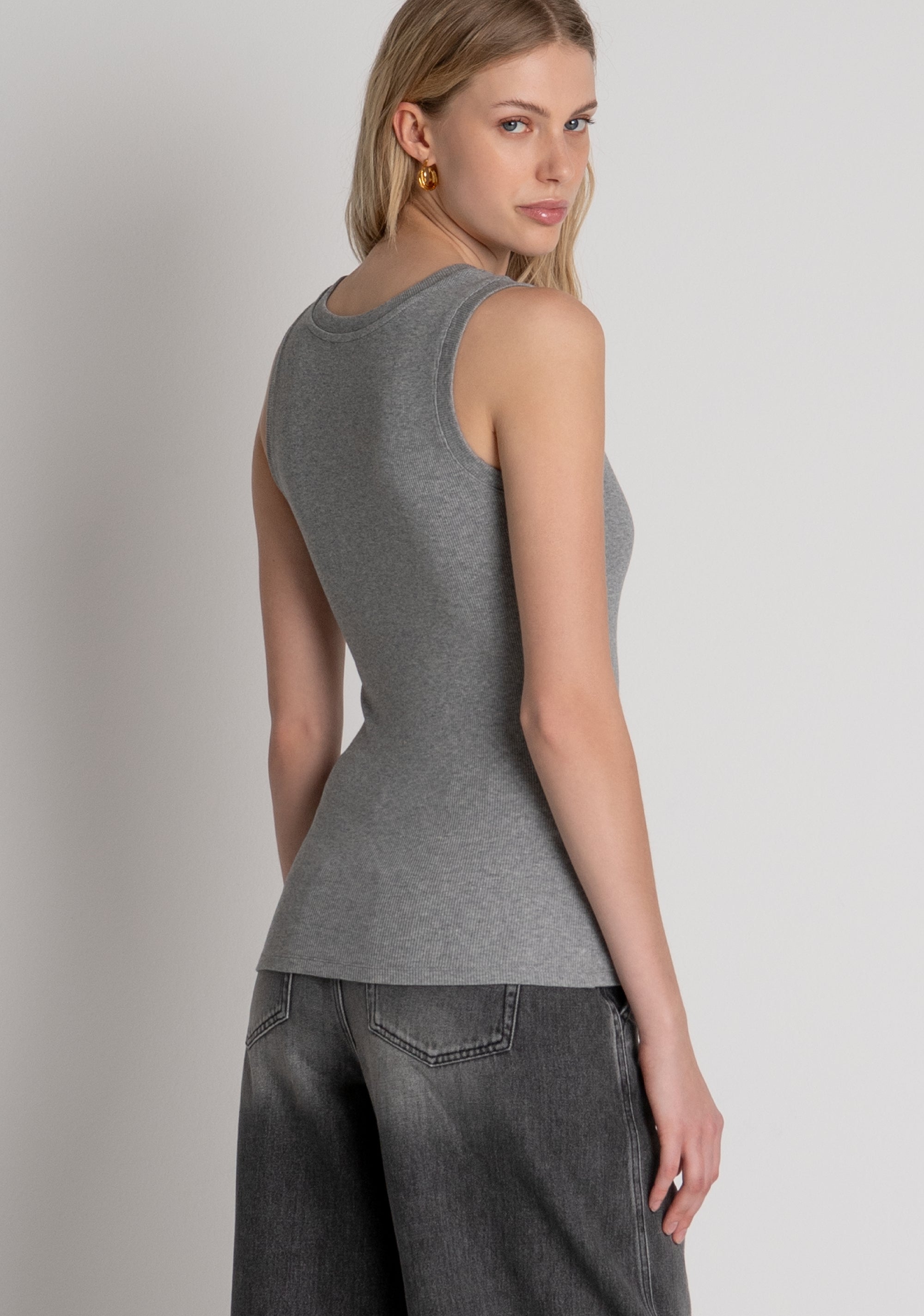 Tank top made in cotton Fracomina FP26WT2001J40101-181-4