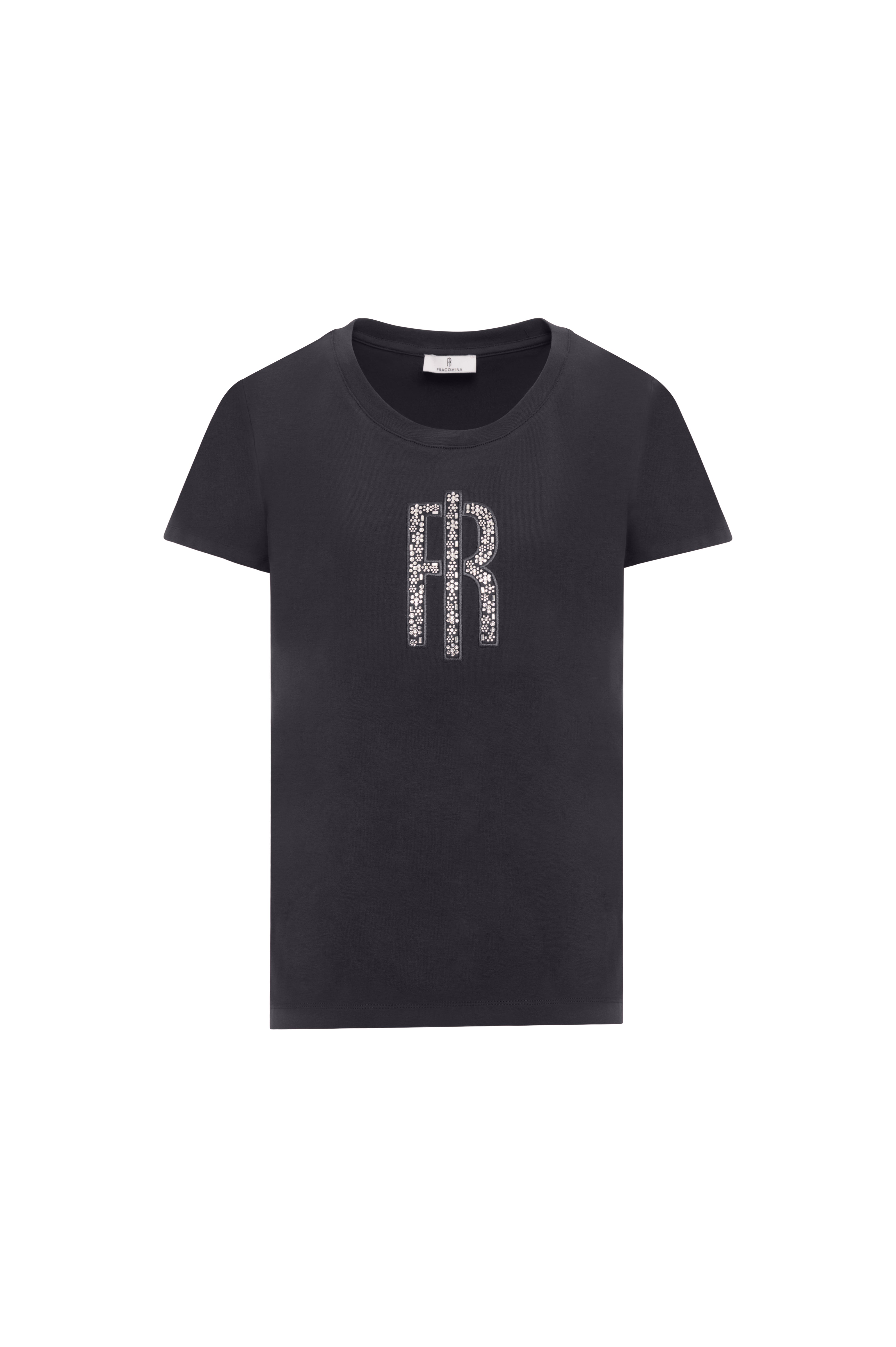 T-shirt regular fit made in stretch cotton jersey Fracomina FP26WT3004J401N5-K01-1