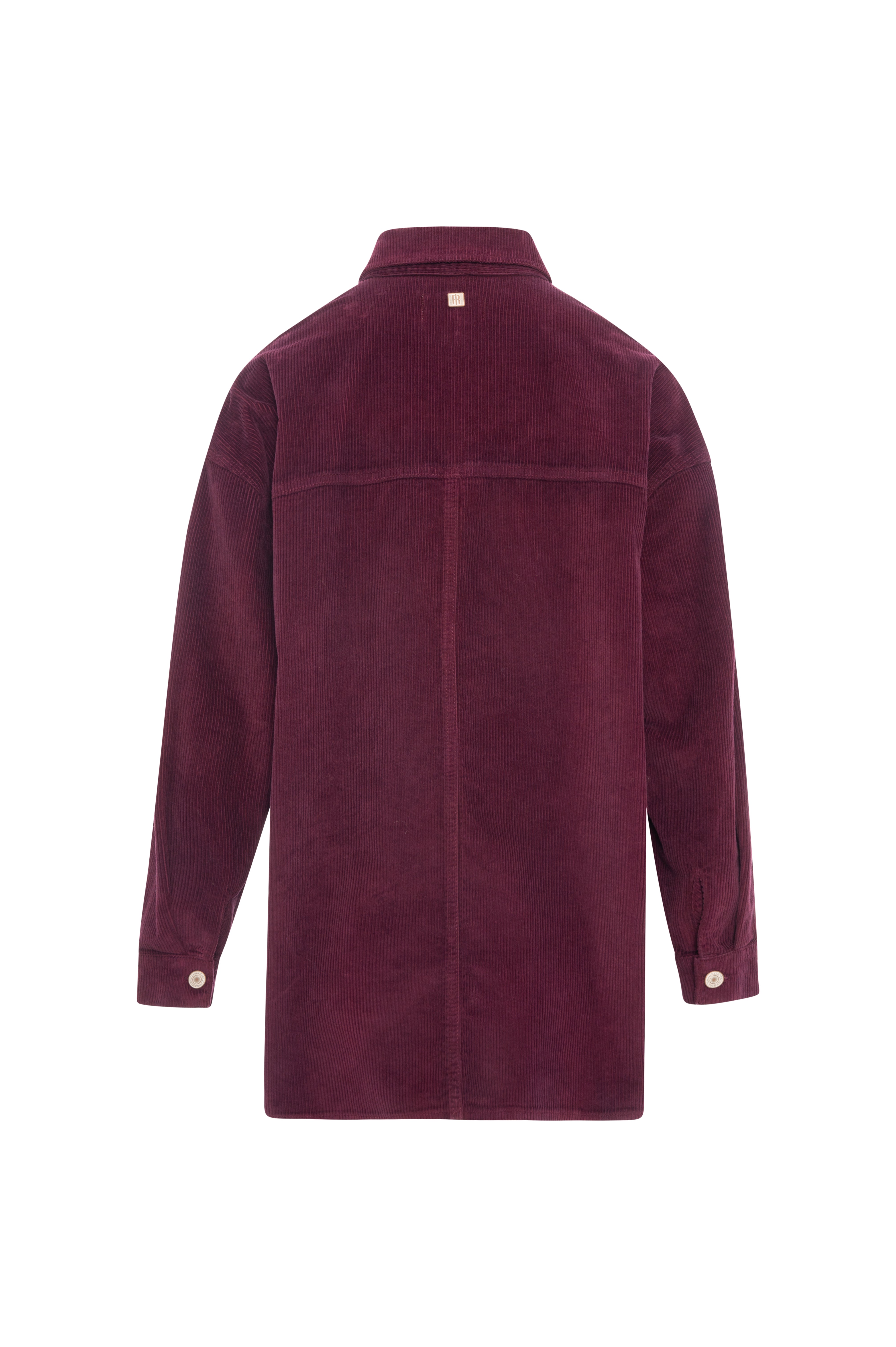 Shirt over fit made in needlecord velvet Fracomina FP26WT6025W56701-KF4-2