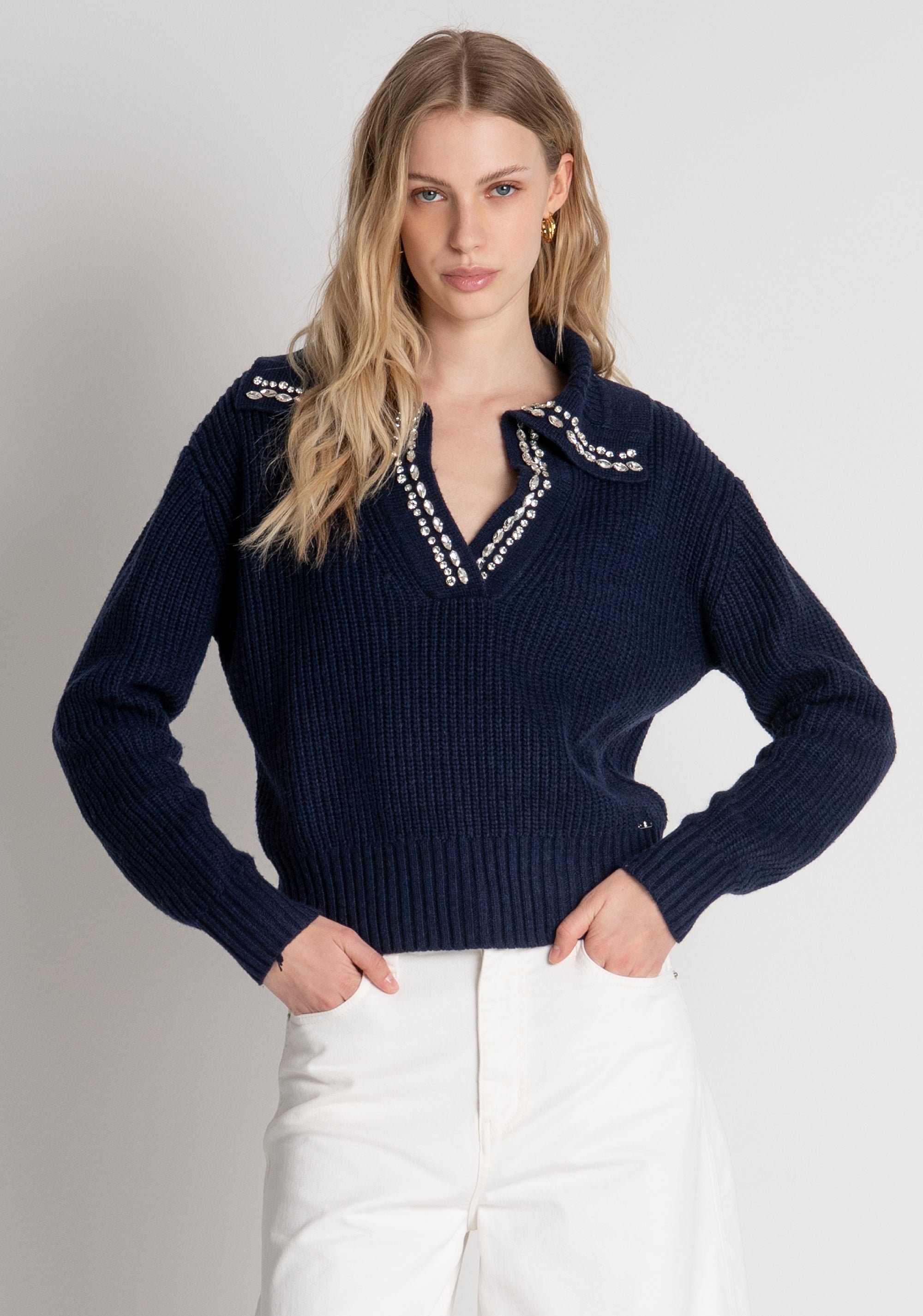 Knitwear regular fit made in wool Fracomina FP26WT7049K460D9-117-2