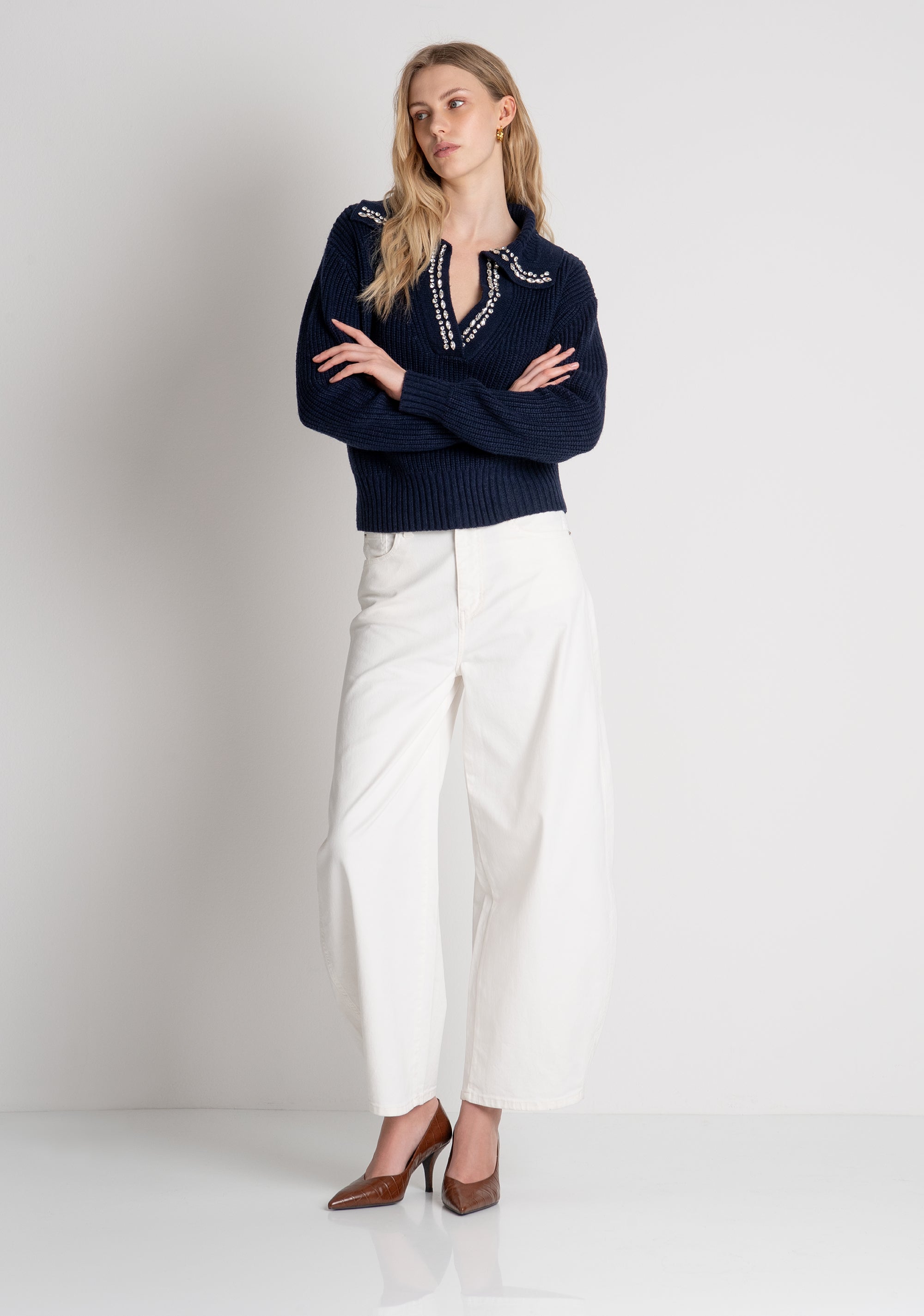 Knitwear regular fit made in wool Fracomina FP26WT7049K460D9-117-4