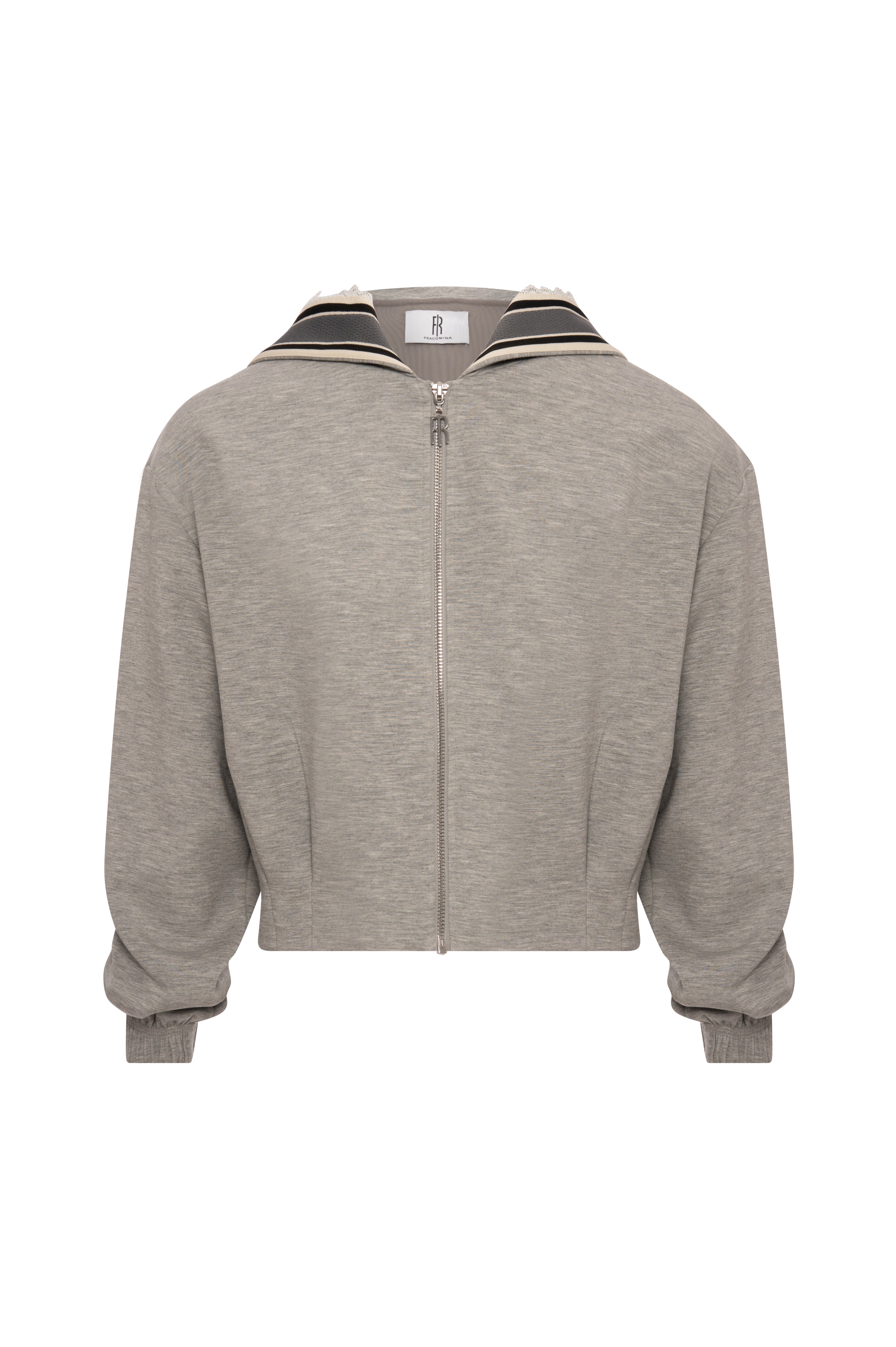 Sweater regular fit with hood Fracomina FP26WT9006F44201-KF5-1