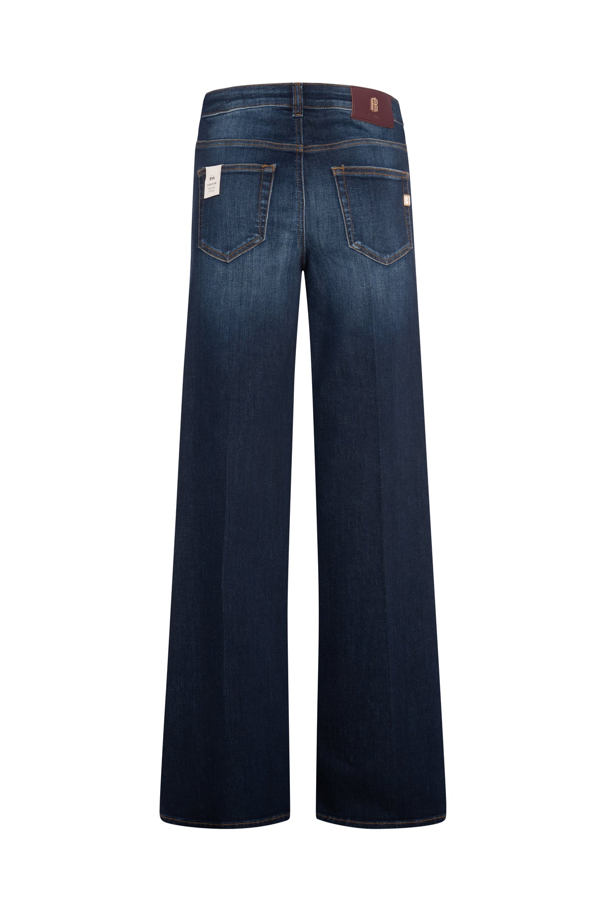 Jeans flare made in denim with middle dark wash Fracomina FP26WV3015D46001-K60-3