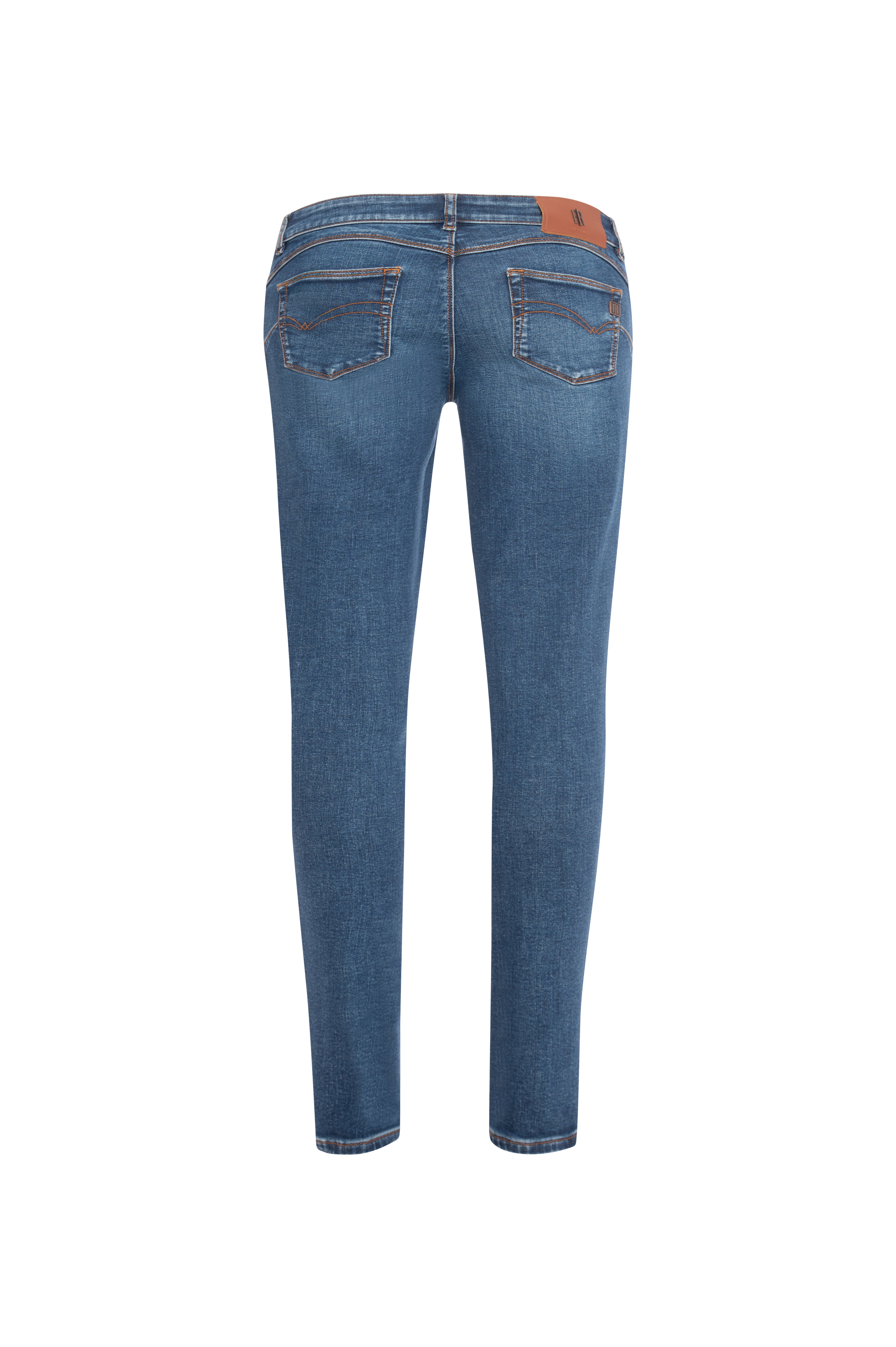 Jeans slim fit with push-up effect made in denim with middle wash Fracomina FP26WV8000D46002-KG1-3