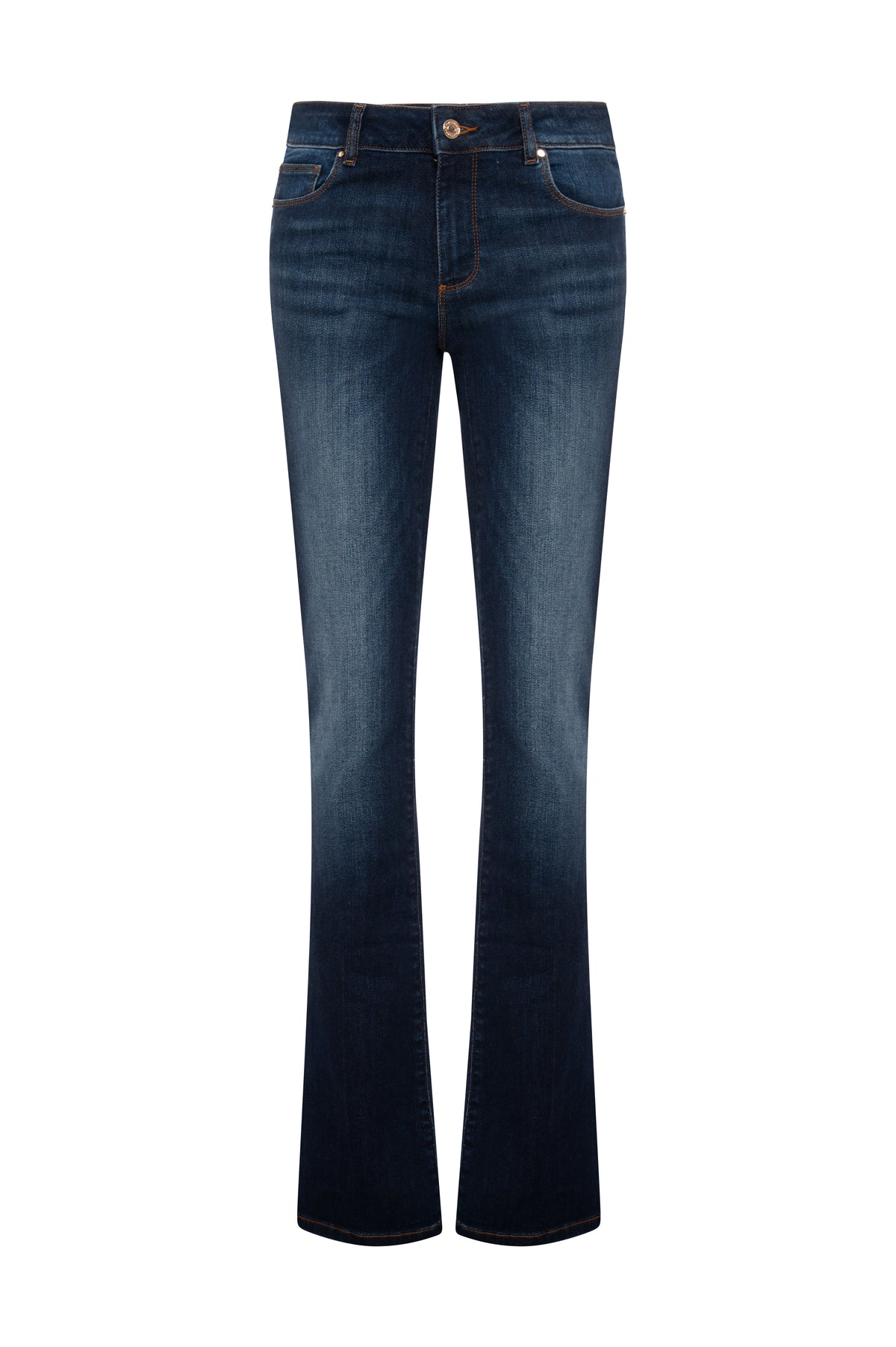 Jeans bootcut with push-up effect made in denim with middle dark wash Fracomina FP26WV8020D46001-K60-1