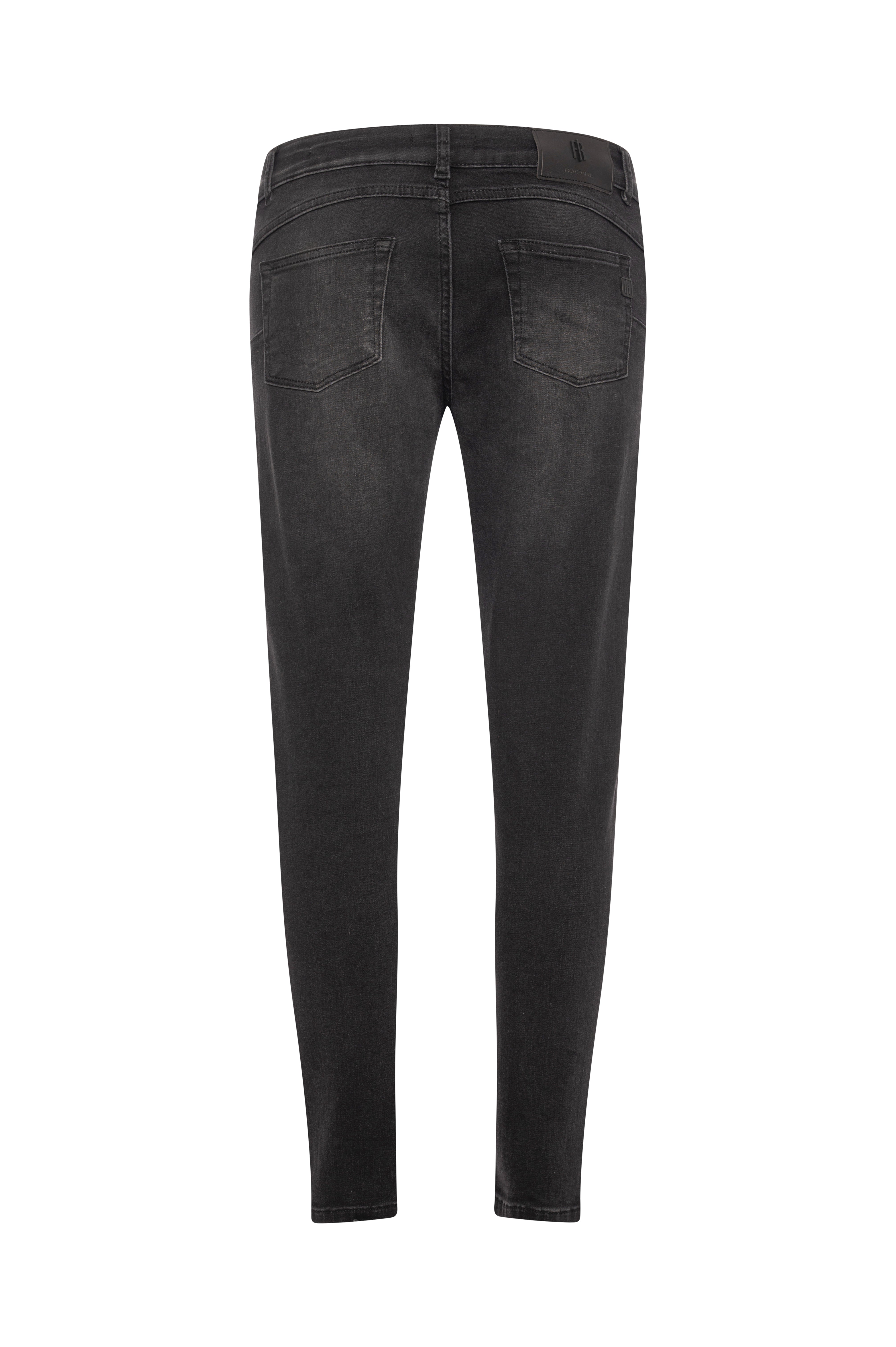 Jeans cropped with push-up effect made in black denim with middle wash Fracomina FP26WV9002D404R9-K70-2