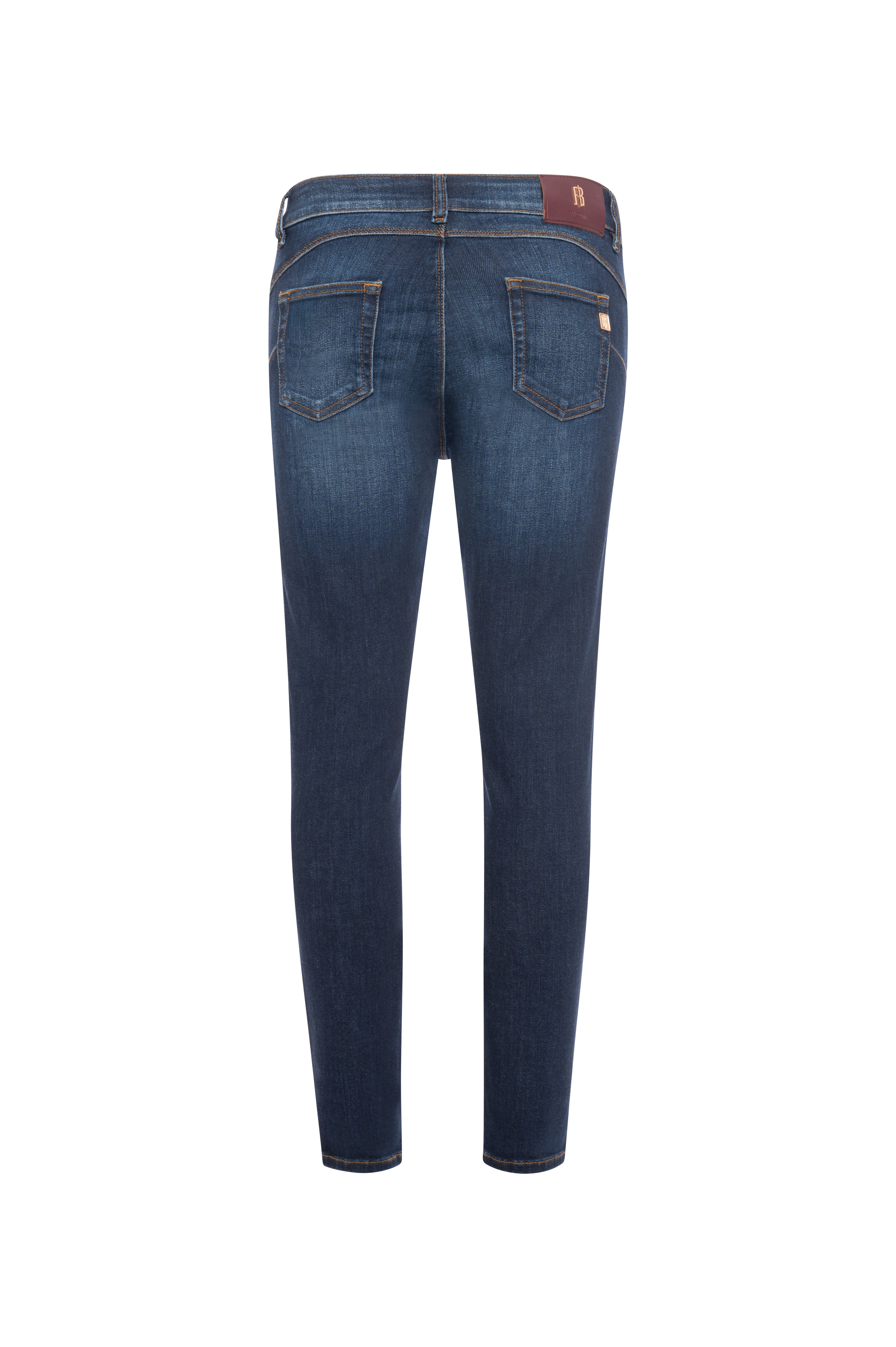 Jeans cropped with push-up effect made in denim with middle wash Fracomina FP26WV9002D46001-K60-3