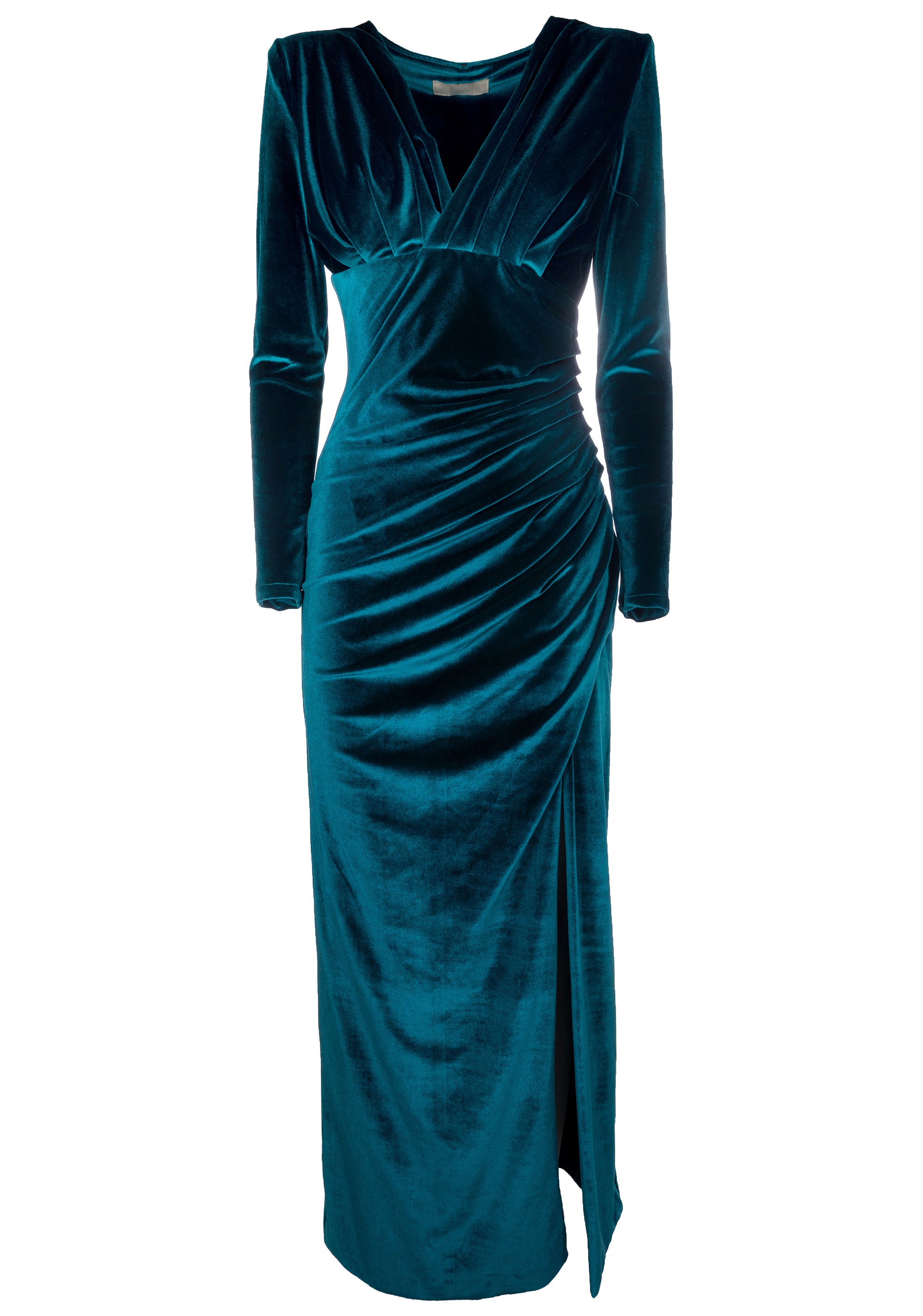 Long dress slim fit made in velvet Fracomina FQ22WD3005W59601-L53_1