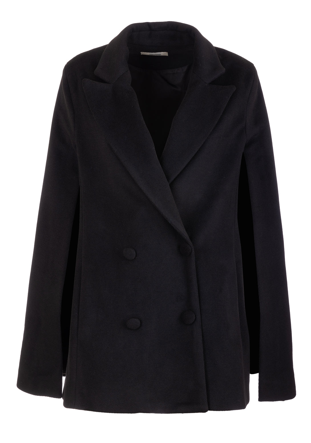 Wide cloak with opening and double breasted Fracomina FQ23WC1003W65701-053-1