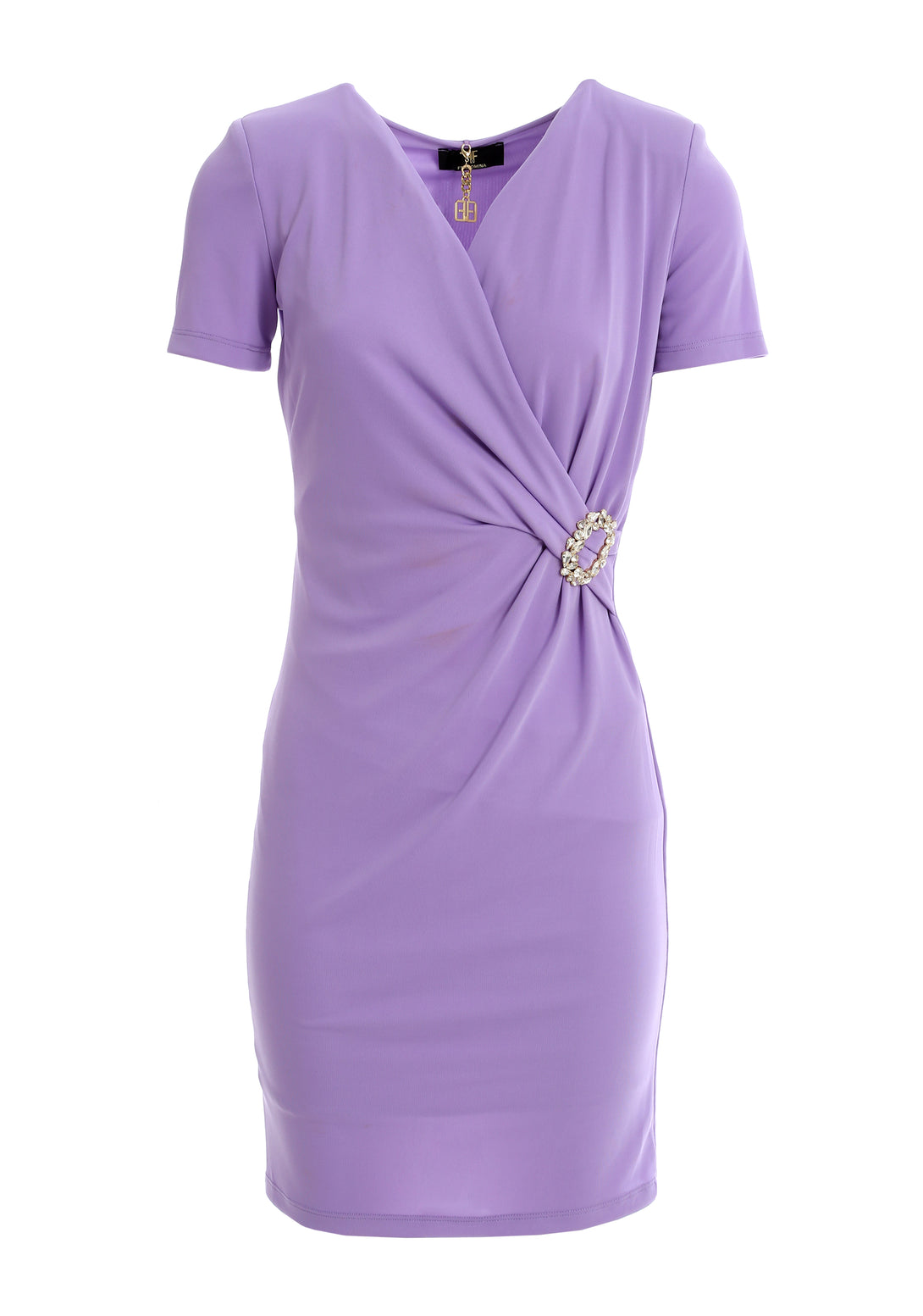Mini dress slim fit made with technical fabric