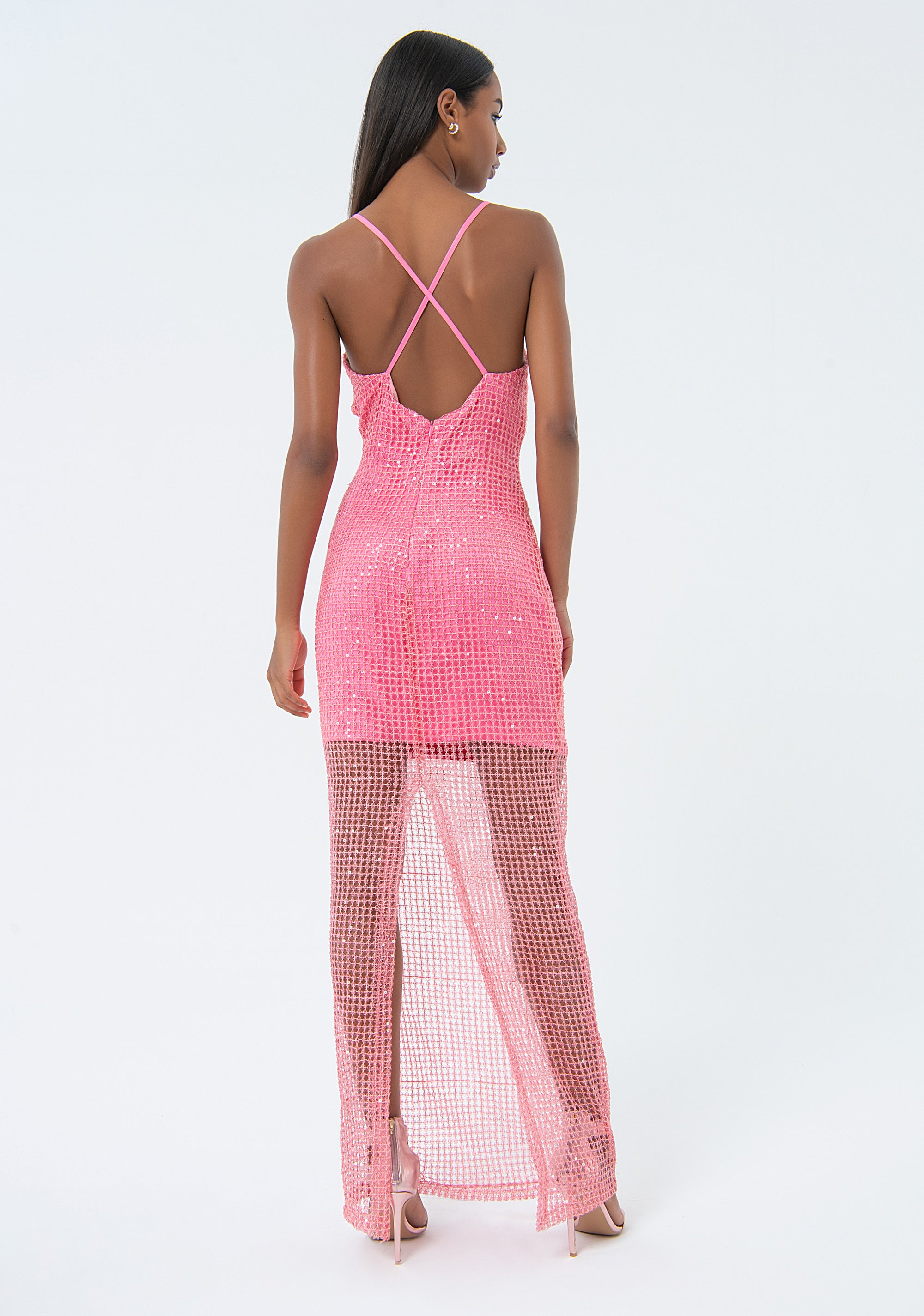 Long sleeveless dress slim fit Fracomina FQ24SD3020W707N6-L12-3_9bb81dd8-3efa-4387-9d4e-28f6c79f20e4