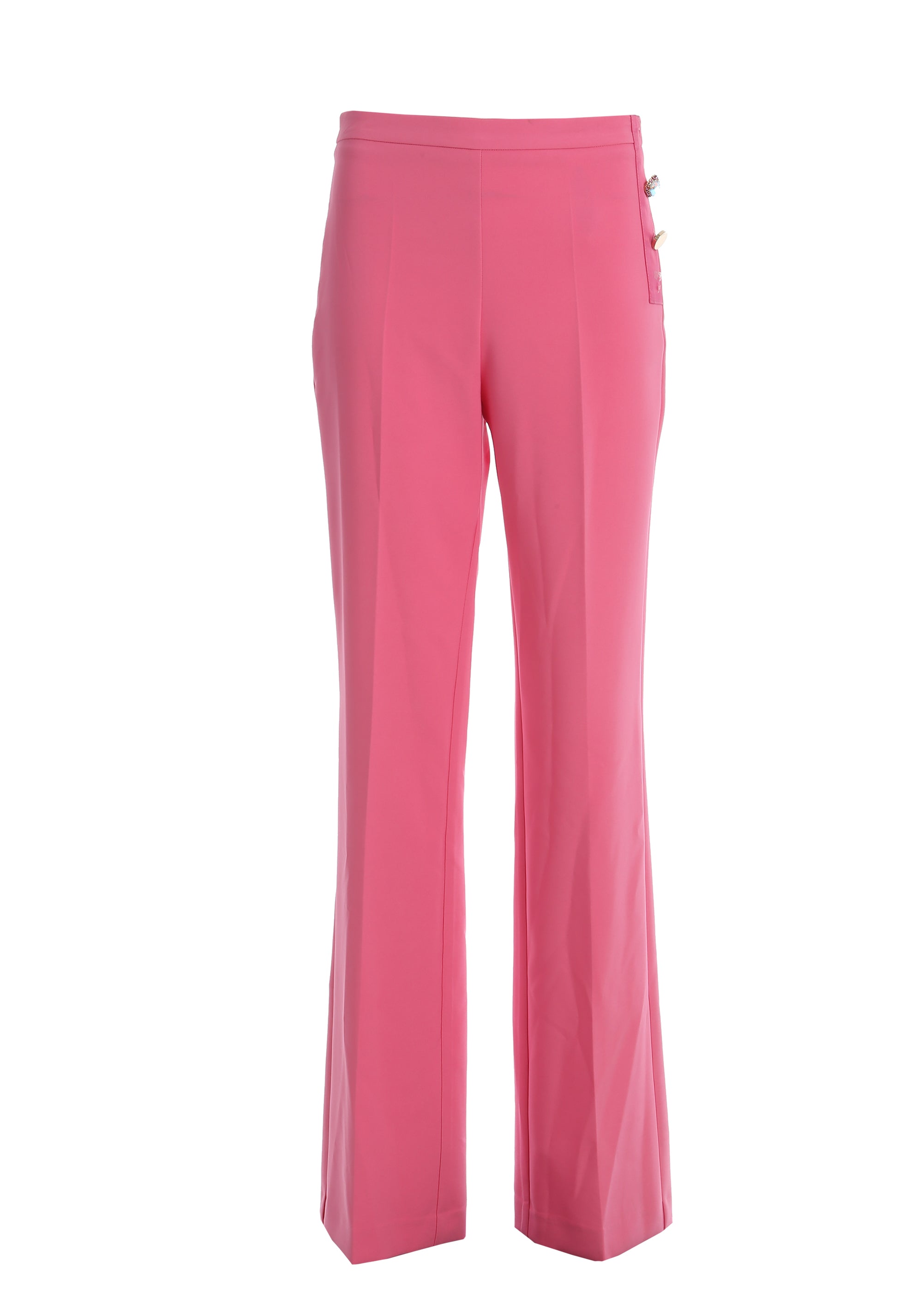 Palazzo pant wide fit made in technical fabric Fracomina FQ24SV3001W42901-L12-1_db1dedb9-ee19-4a96-a84e-fb7ba0006570