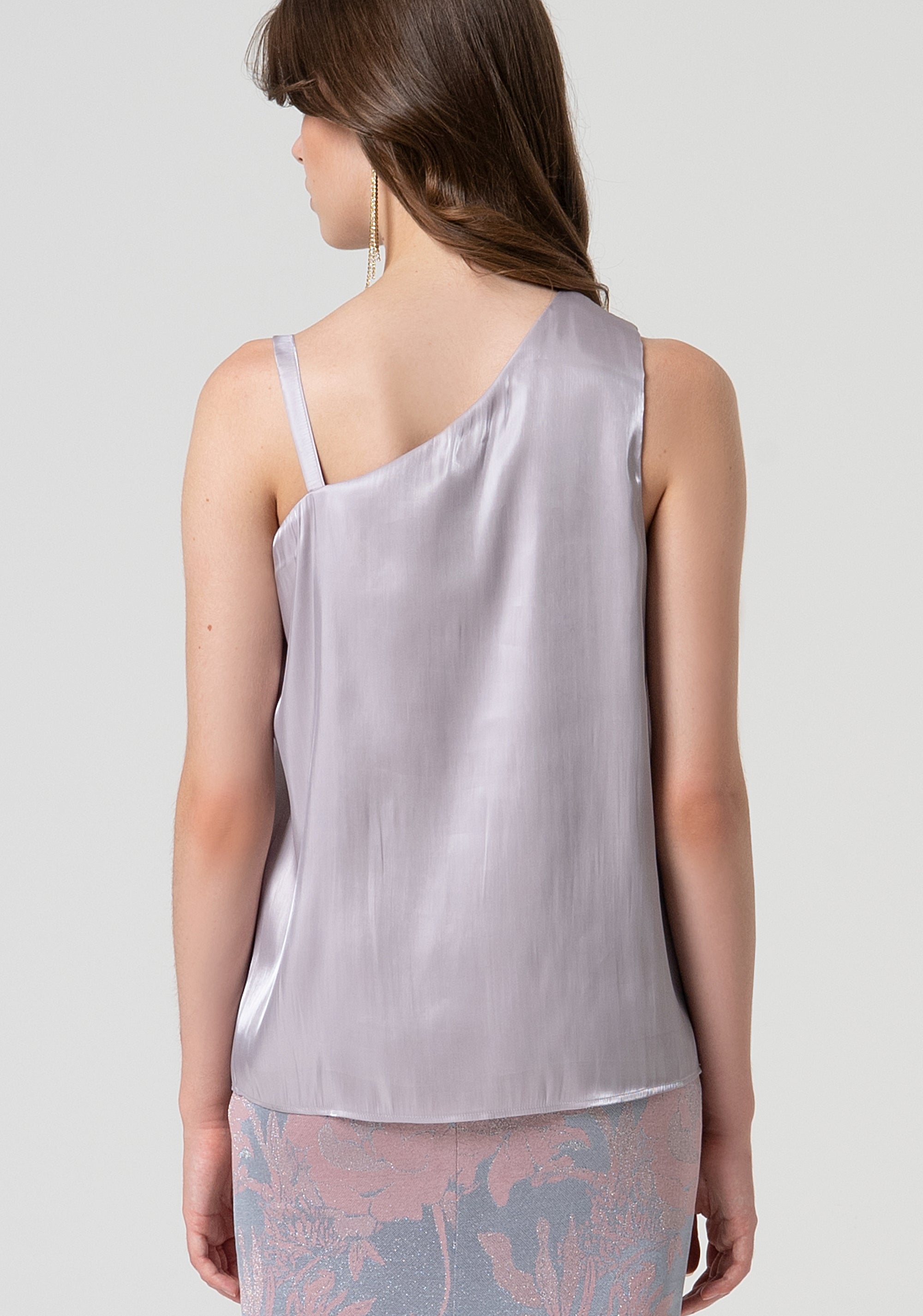 Tank top made in satin Fracomina FQ25ST1004W797T4-389-4