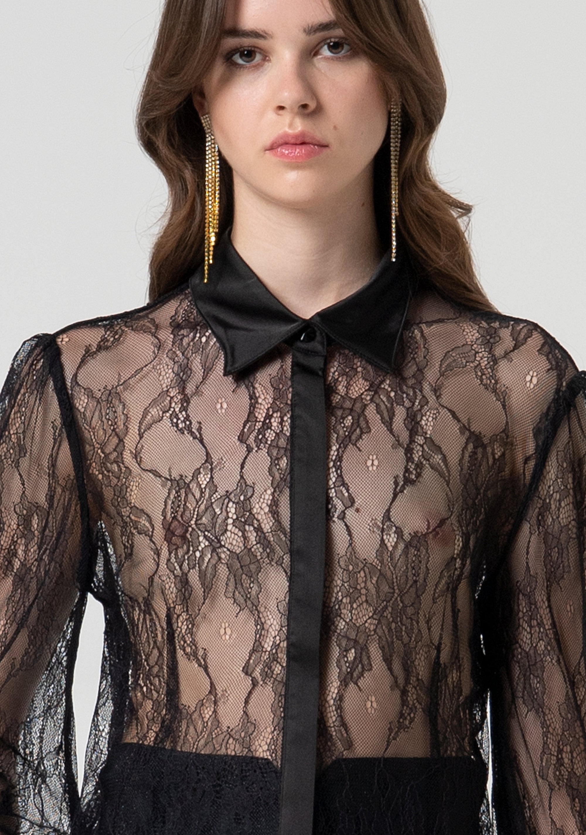 Shirt regular fit made in lace Fracomina FQ25ST6001W62401-2